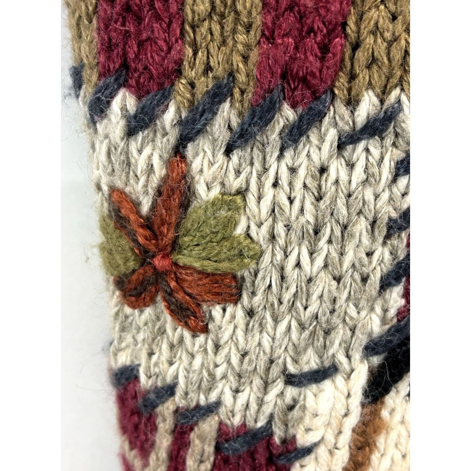 Vintage VINTAGE Cabin Creek Cardigan Sweater Vest Floral Patchwork Plus 20W Cottage Women’s Size 3XL / US 20-22 - 5 Thumbnail