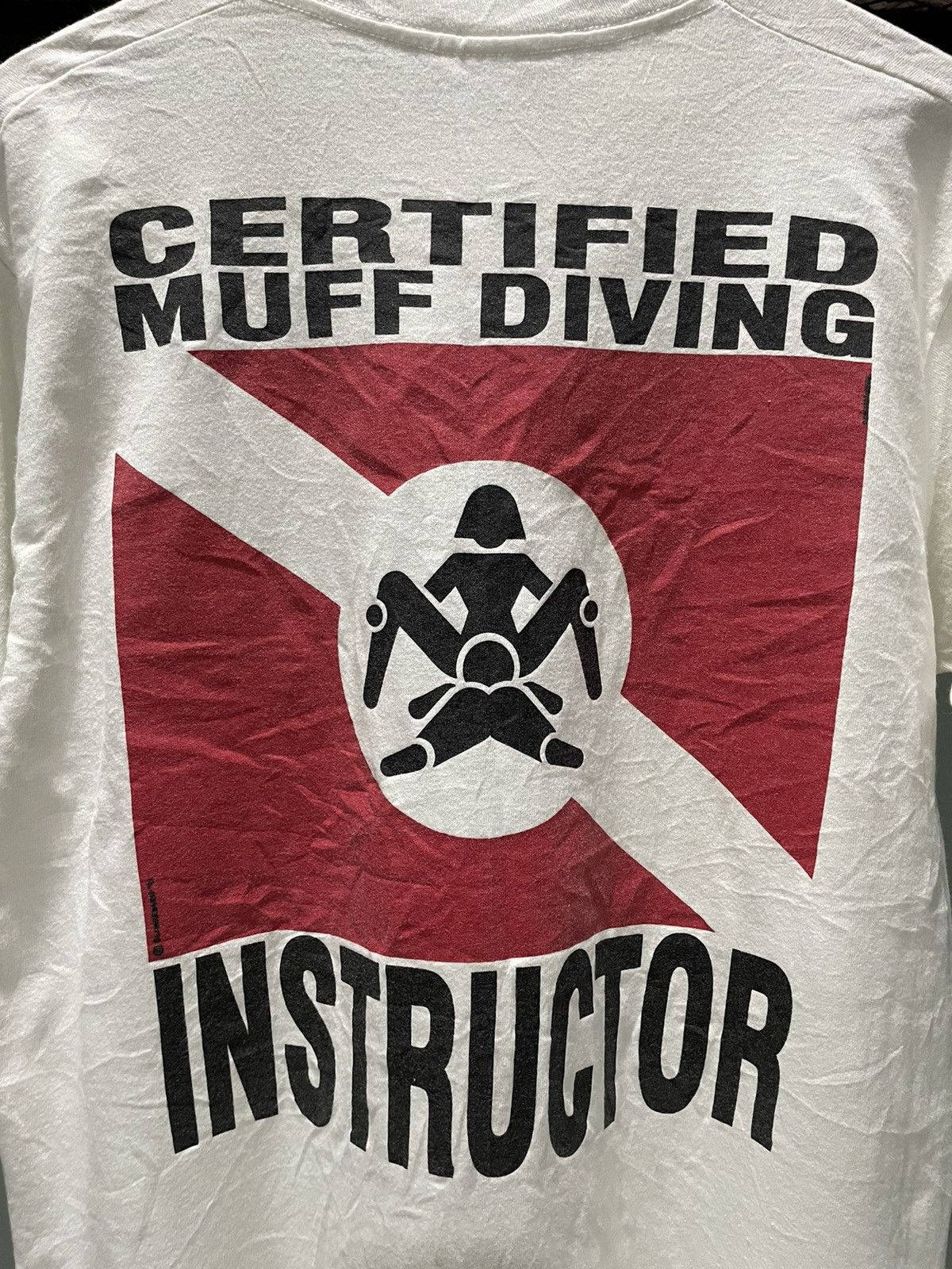 Vintage Vintage 90s Nuff Diver Instructor Tee Size US M / EU 48-50 / 2 - 5 Thumbnail