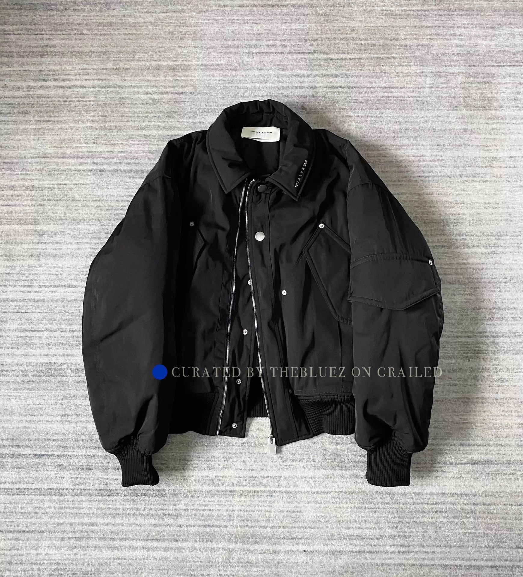 Alyx Black Cotton Bomber Jacket in Size M Size US M / EU 48-50 / 2 - 1 Thumbnail