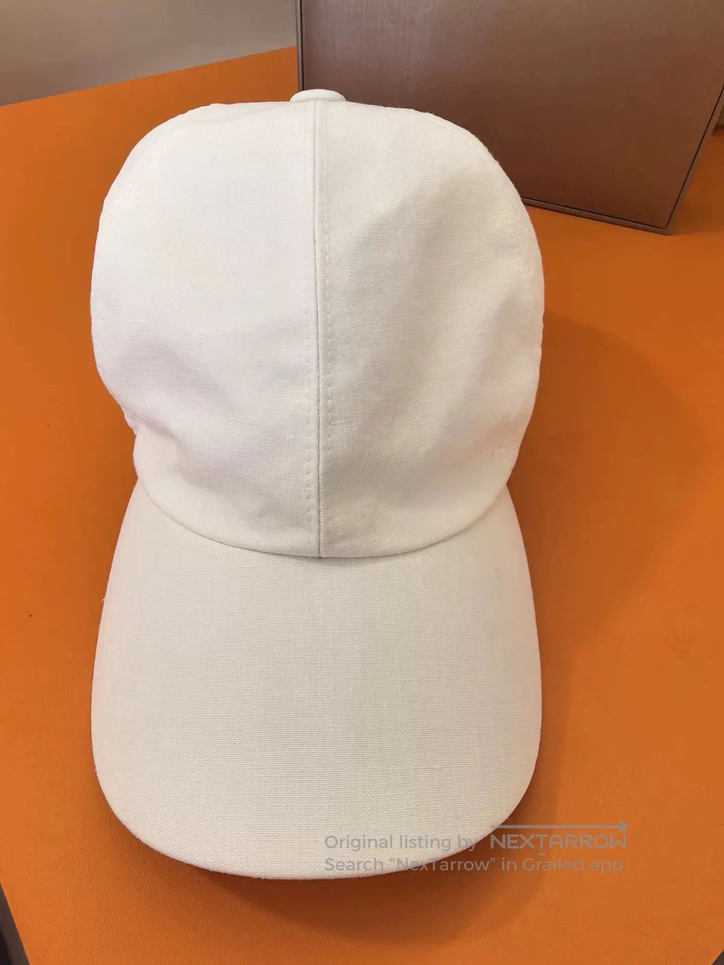 Hermes Hermes White Baseball Cap Size 6. Size ONE SIZE - 1 Thumbnail