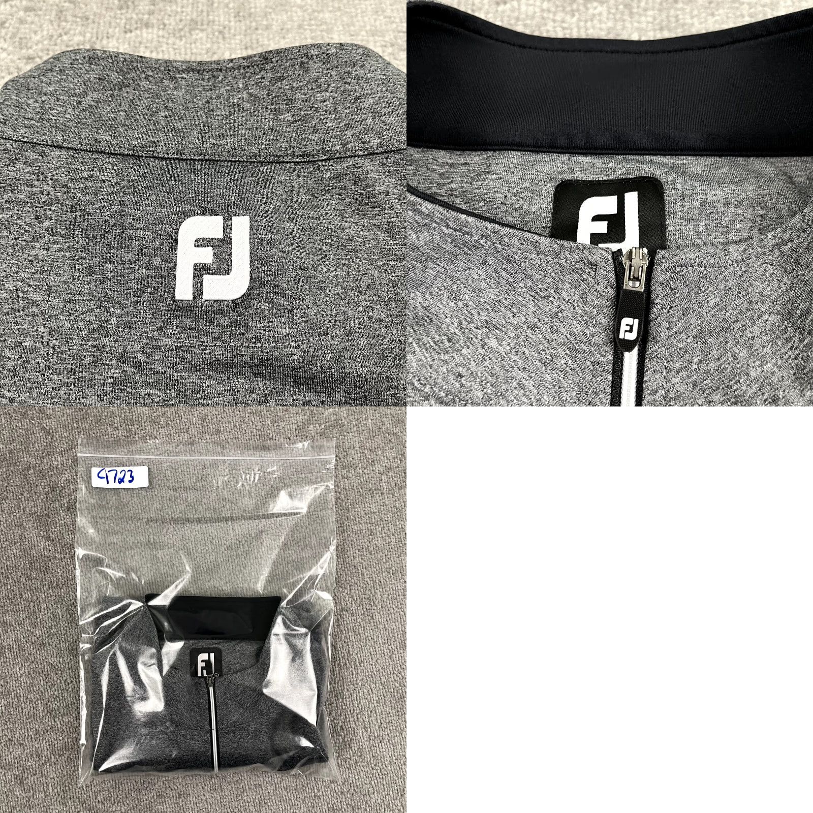 Footjoy FootJoy Vest Mens XL Gray 1/4 Zip Pullover - Golf, Outdoor, Sports, All Seasons, Regular Fit Size US XL / EU 56 / 4 - 8 Thumbnail