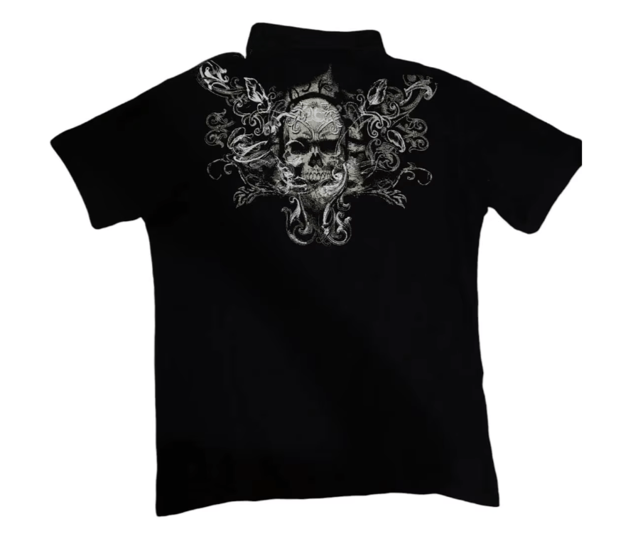 Japanese Brand Skull Printed T-shirt Black Size US S / EU 44-46 / 1 - 2 Thumbnail
