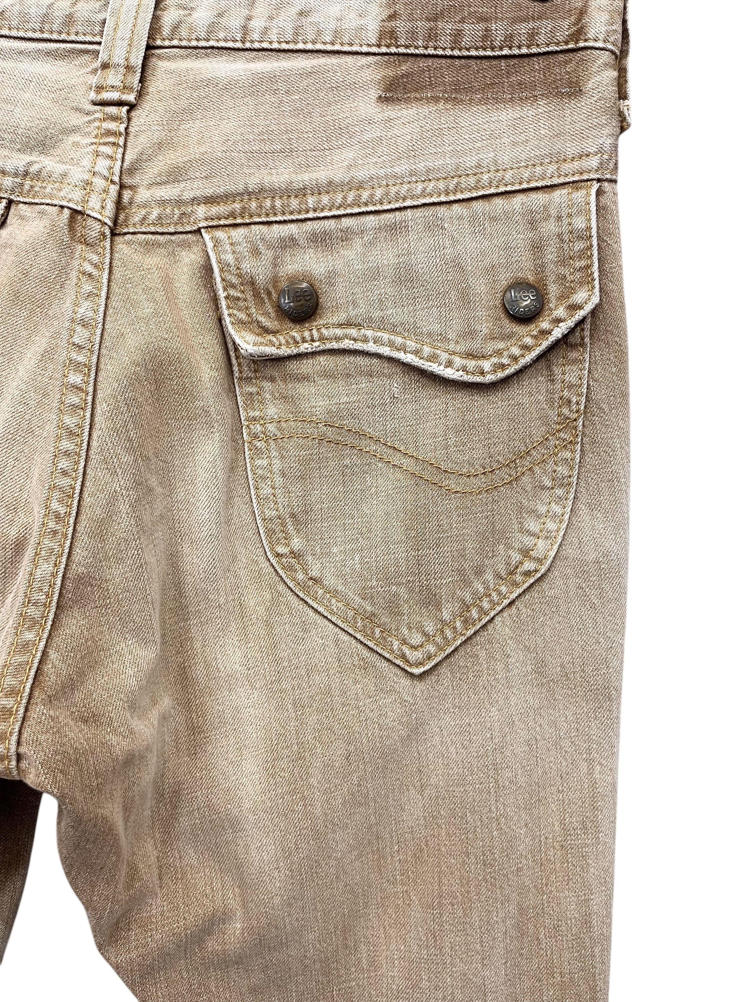 Lee FYE🔥MR LEE RIDERS Off Brown Twist Leg Flare Denim Jeans Size US 28 / EU 44 - 7 Thumbnail
