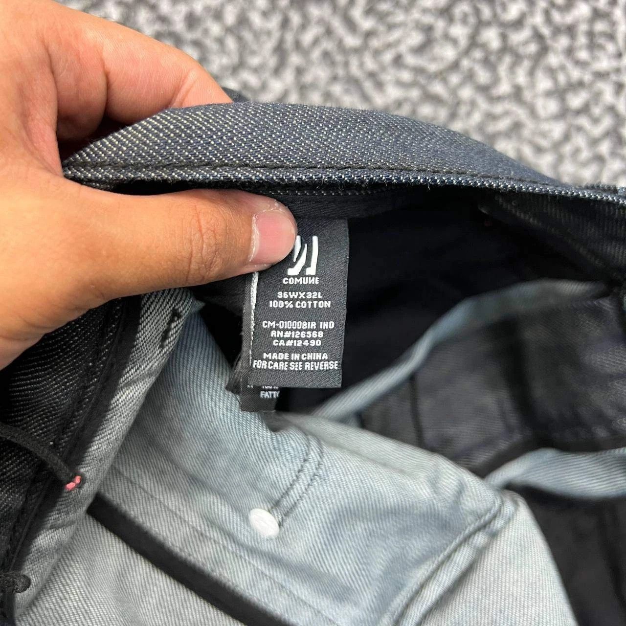 Comune Comune Jeans Men 36x32 Straight Denim Pants Pocket Cotton Size US 36 / EU 52 - 3 Thumbnail