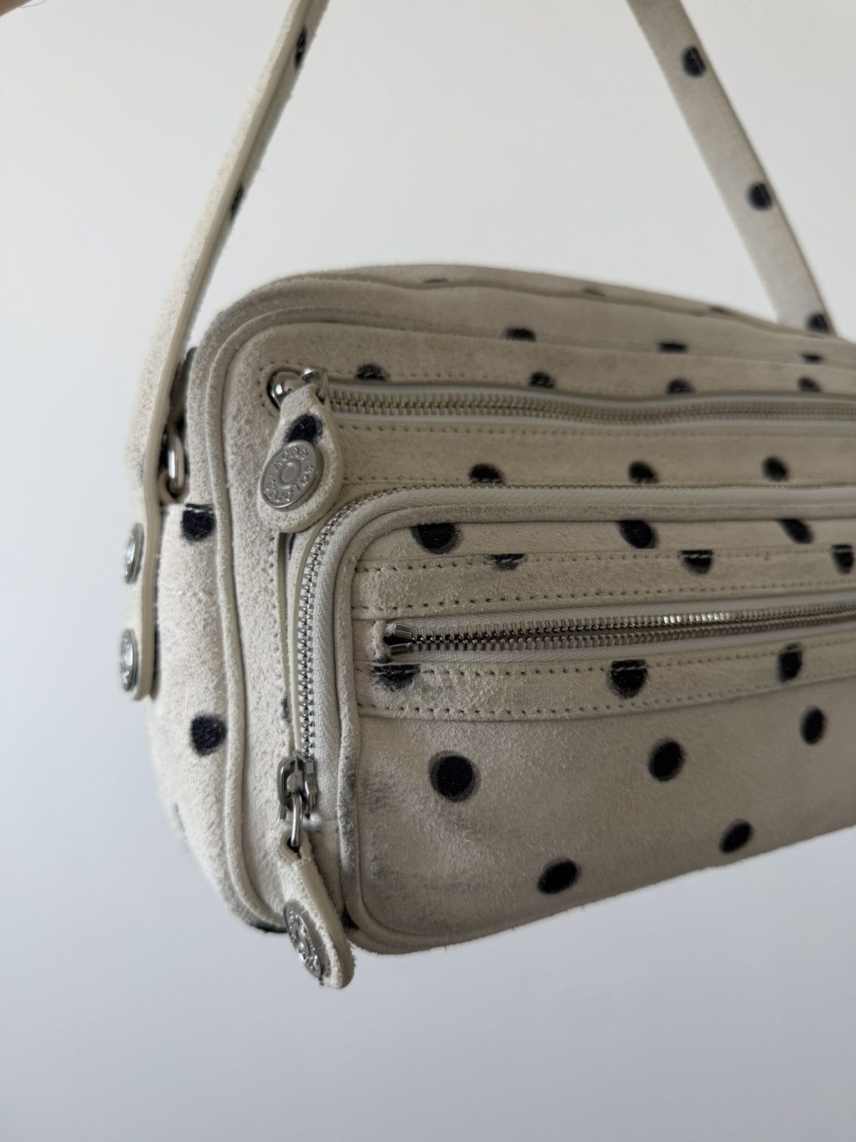Acne Studios Acne Studios Camero Runway Bag Polka Dot Suede Limited Ed. Size ONE SIZE - 21 Thumbnail