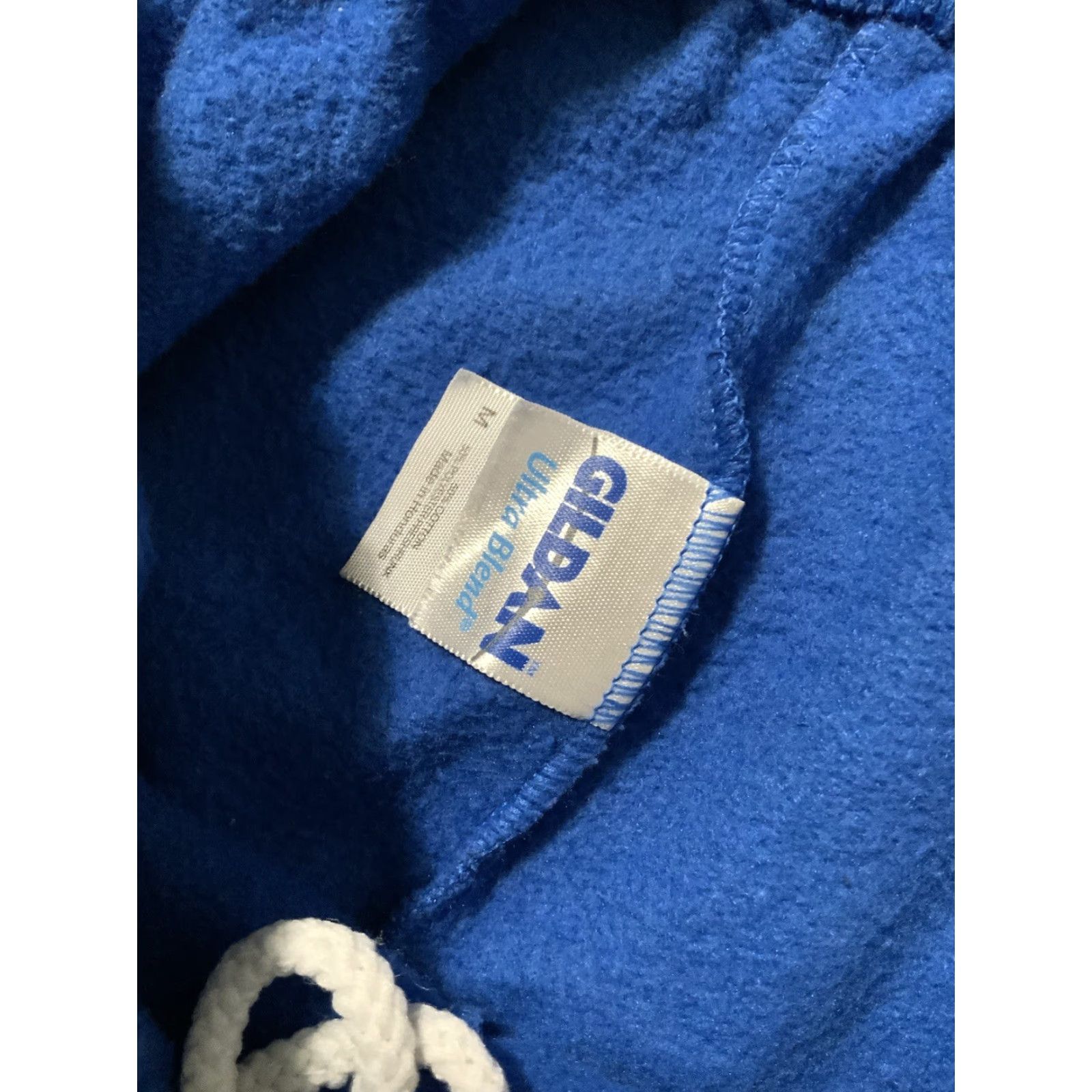Gildan VINTAGE City Of Compton California Embroidered Blue Fleece Wide-Leg Sweatpants M Adult Blue Wide Leg Sweatpants Mens Size US 31 - 4 Thumbnail