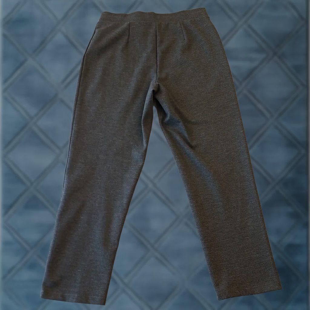 H&M H&M Legging Ankle Pants Womens Medium Gray Pull On Stretch High Rise 30x25 Knit Solid Regular Pants Women Wide 30in Inseam 25in Elevate Size 32" / US 10 / IT 46 - 1 Thumbnail