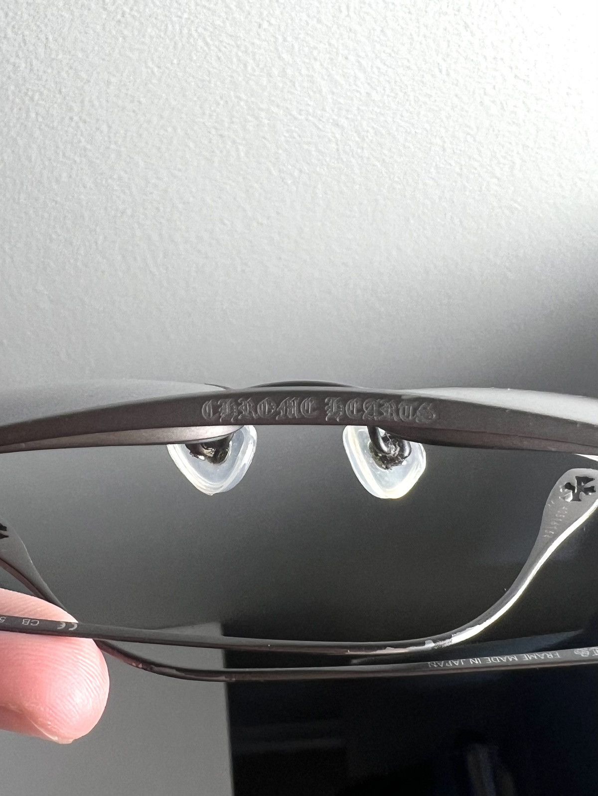 Chrome Hearts Chrome Hearts “STAINS” Sunglasses Gunmetal Frame Blue Lens Size ONE SIZE - 4 Thumbnail