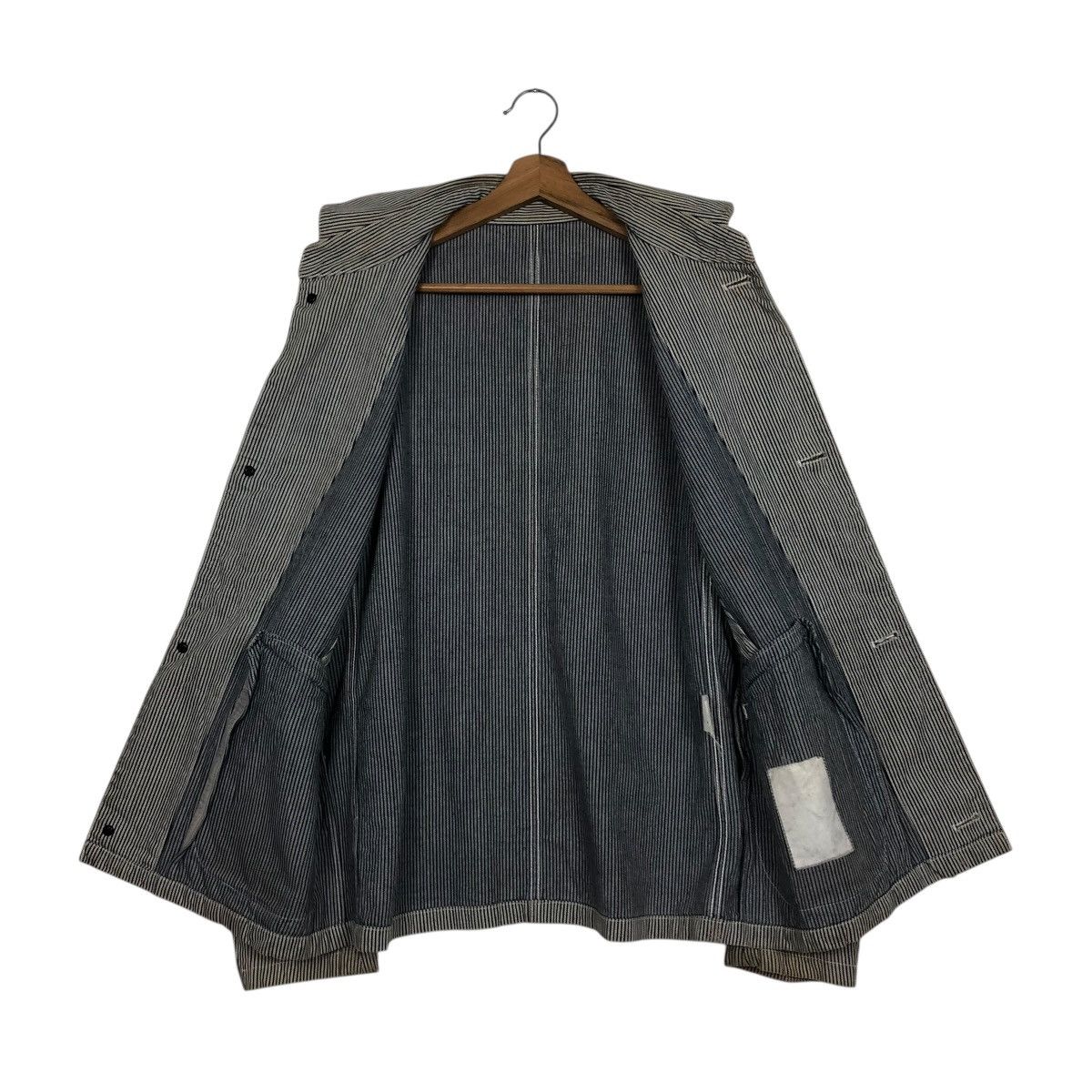 Vintage 🔥VINTAGE HICKORY CHORE WORKER JACKET JAPAN ISSEY MIYAKE Size US M / EU 48-50 / 2 - 15 Thumbnail