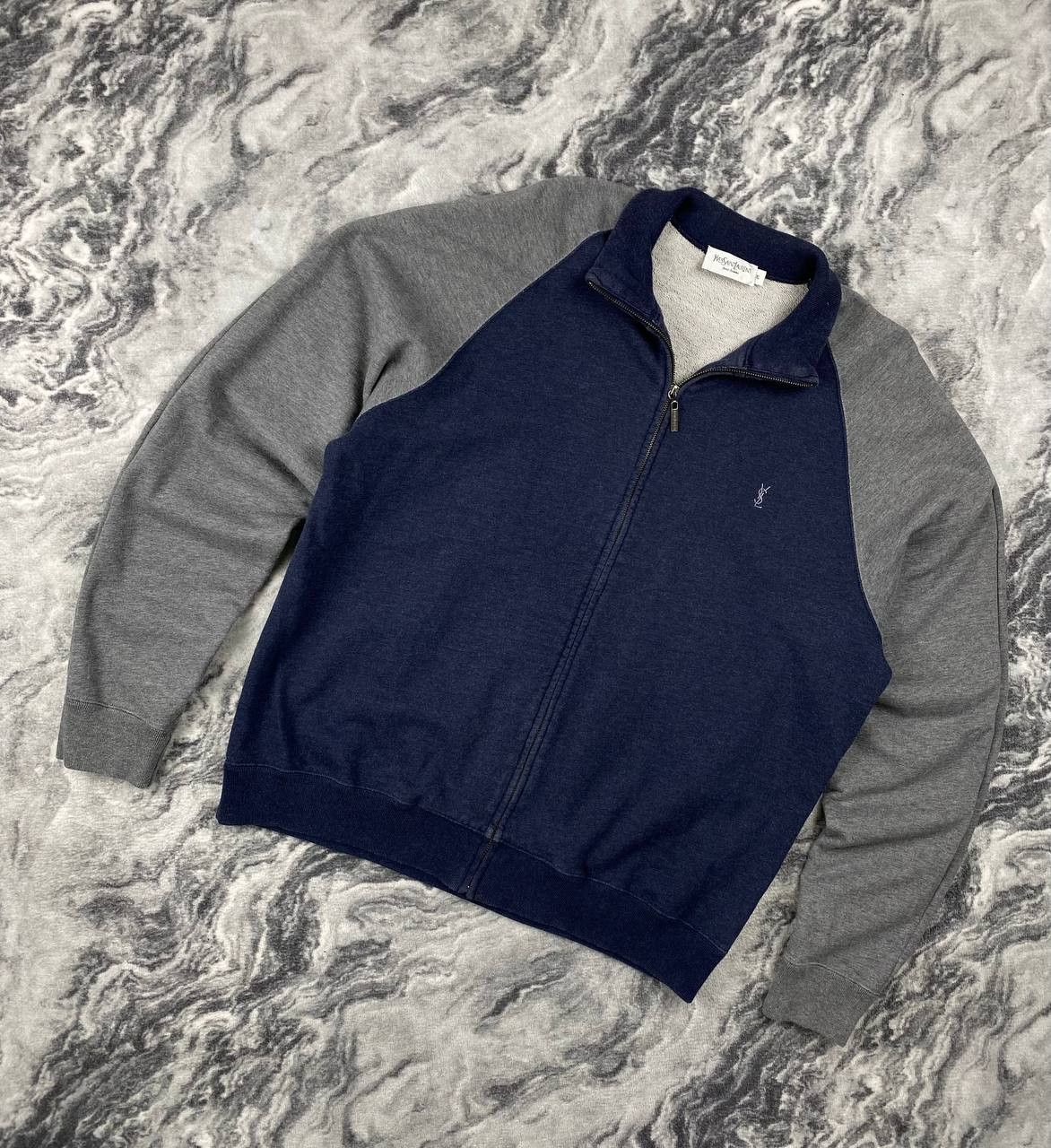 Yves Saint Laurent Yves Saint Laurent Sweatshirt Zip Up Jacket YSL 90s Men Size US XL / EU 56 / 4 - 1 Thumbnail