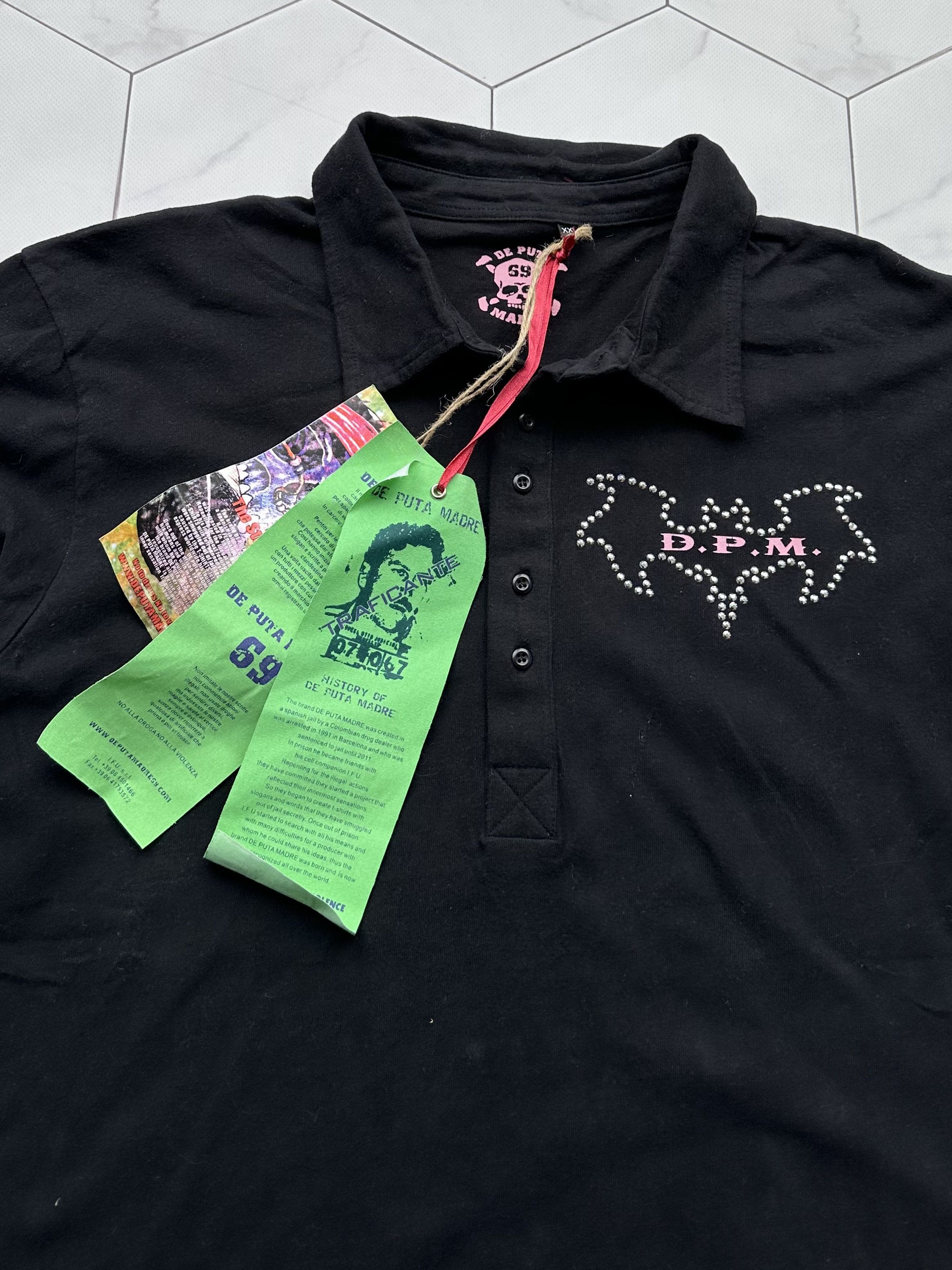 Japanese Brand De Puta Madre Vintage Archive Long Sleeve (B282) Size US L / EU 52-54 / 3 - 4 Thumbnail