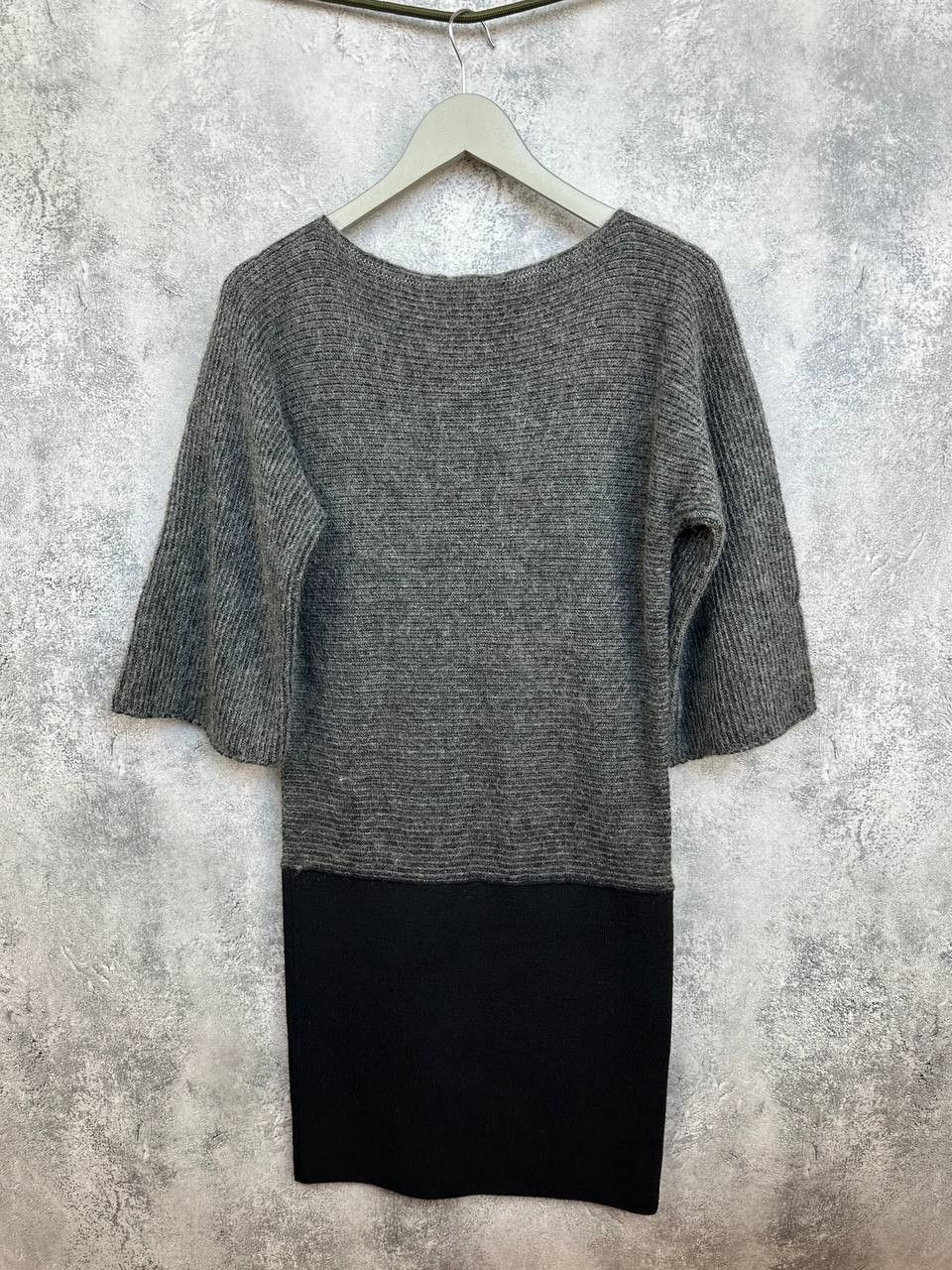 Emporio Armani Emporio Armani Soft Knit Ribbed Dress Made Italy Wool Blend Size S / US 4 / IT 40 - 2 Thumbnail