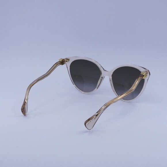 Gucci Gucci GG1011S 006 Sunglasses Transparent Pink Cat Eye Frame Size ONE SIZE - 9 Thumbnail