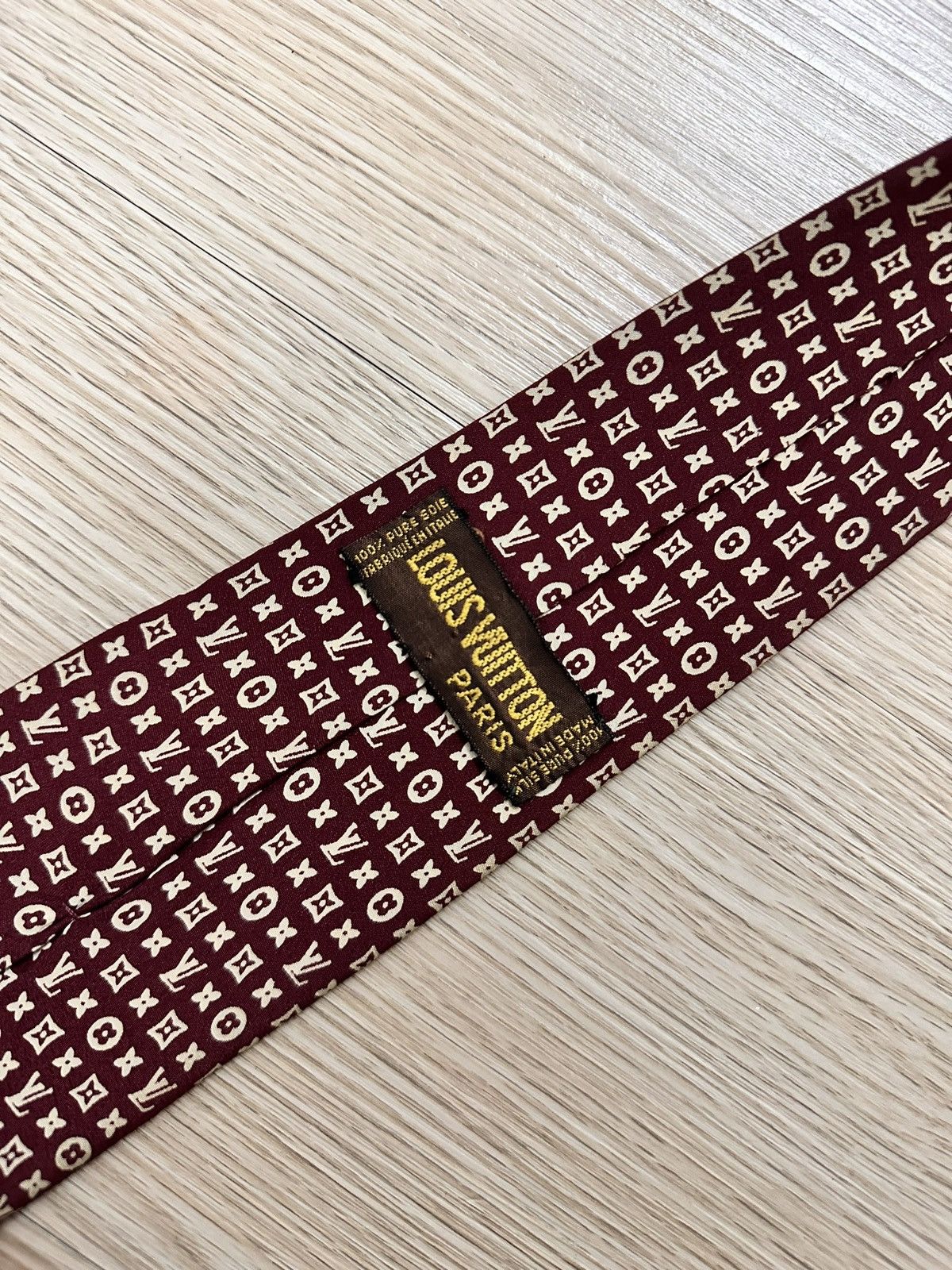 Designer Louis Vuitton Monogram Tie Size ONE SIZE - 5 Thumbnail