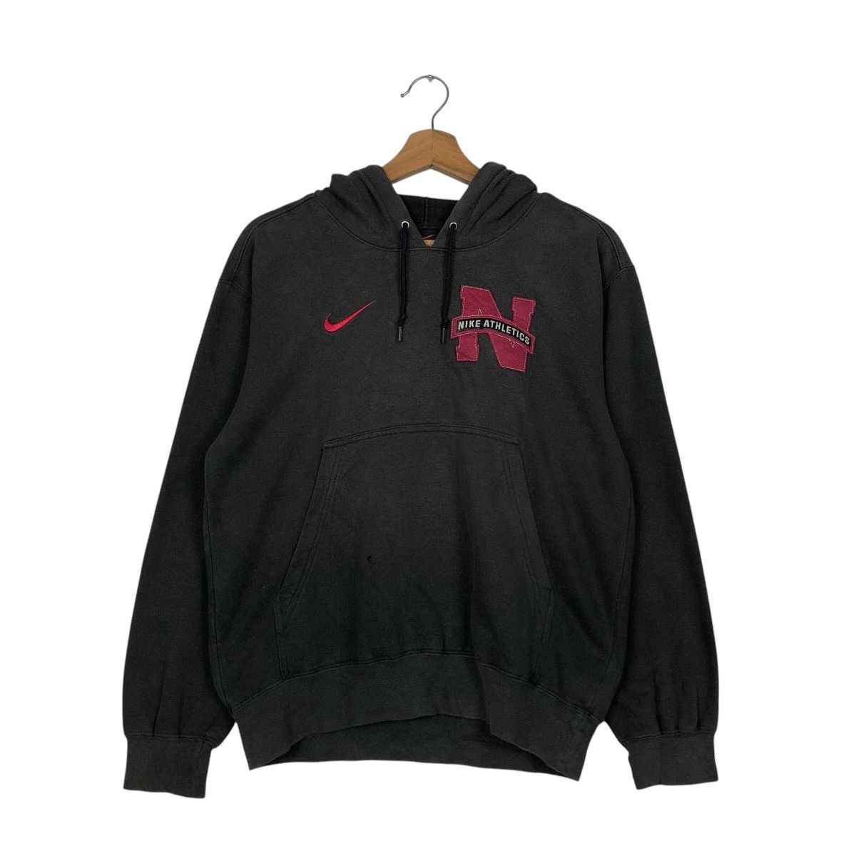 Nike 📌Vintage Nike Hoodie Pull Over Big Logo Embroidered Size US S / EU 44-46 / 1 - 13 Thumbnail