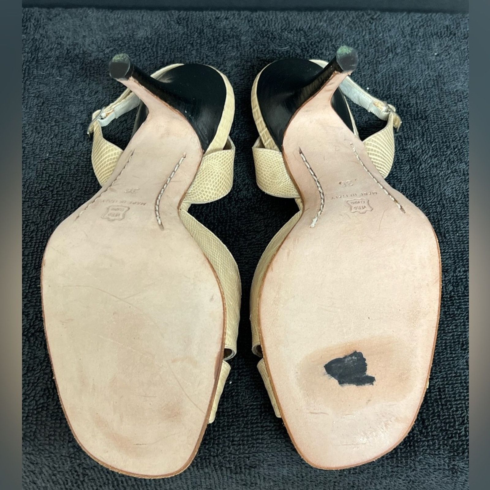 Richard Chai Richard Shah Women Sandal Heel 36M Exotic Made in Italy Size US 6 / IT 36 - 5 Thumbnail