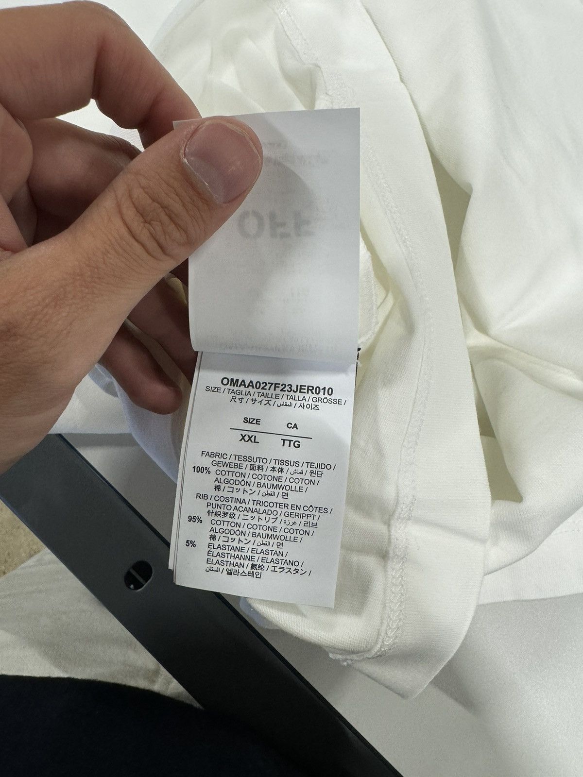 Off-White Off-White Scratch Arrow T-Shirt NEW 550$ Size US XXL / EU 58 / 5 - 6 Thumbnail
