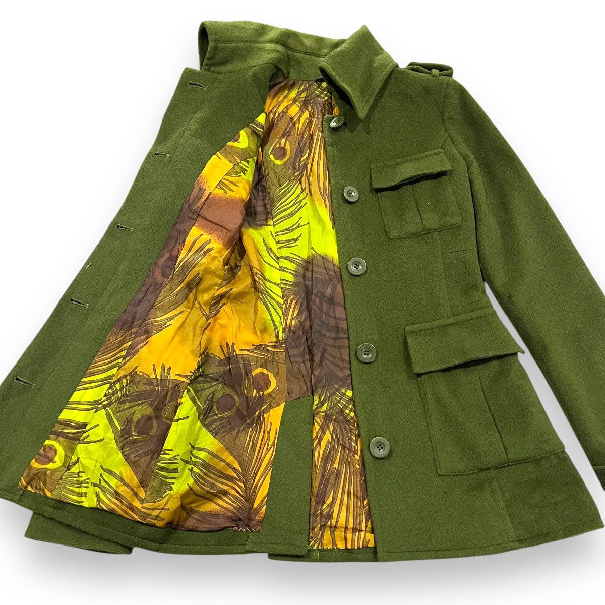 Hysteric Glamour SLY Japanese Brand Military Wool Cashmere Jacket Size S / US 4 / IT 40 - 7 Thumbnail
