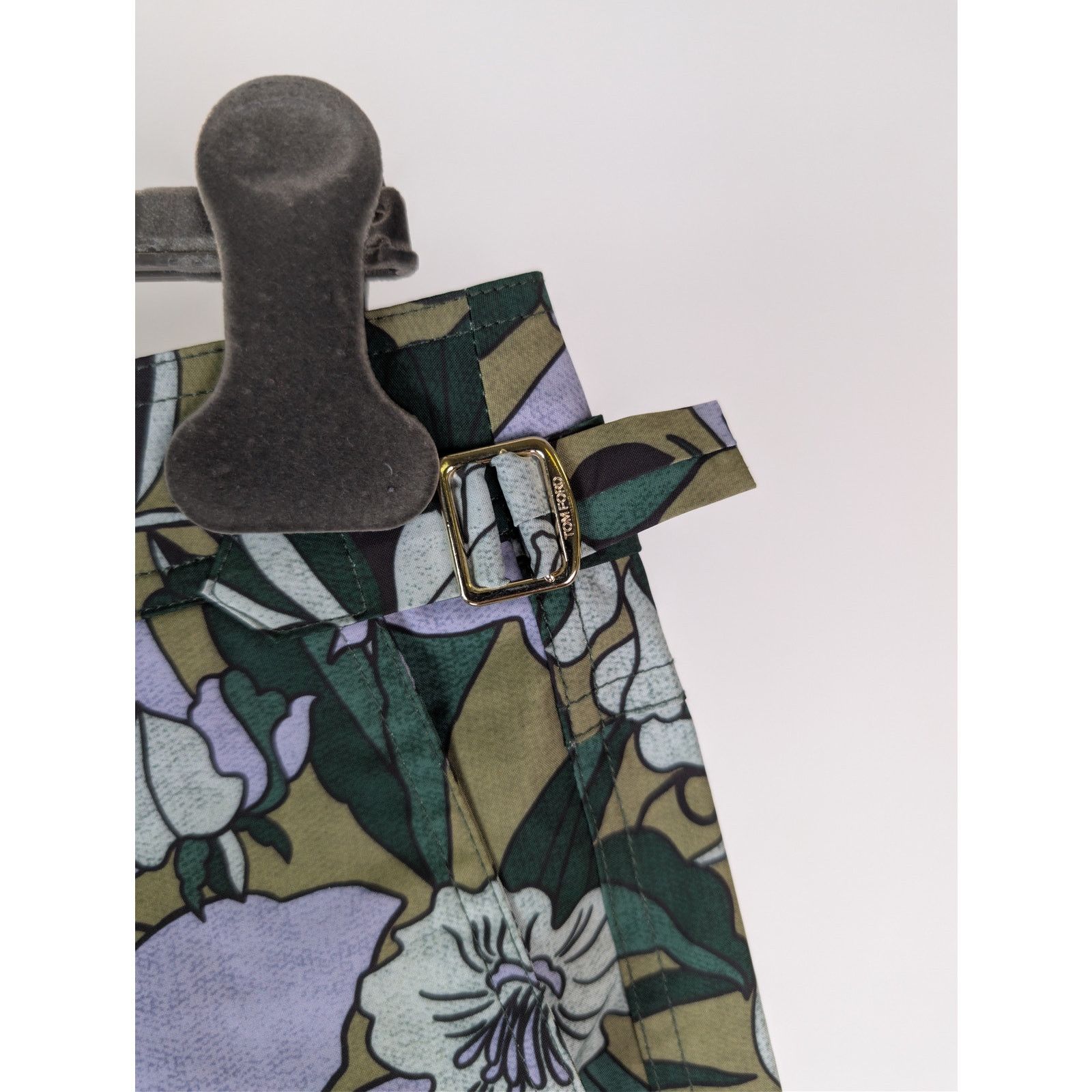 Tom Ford o1rshd1 Jungle Floral Swim Shorts in green Size US 34 / EU 50 - 6 Thumbnail