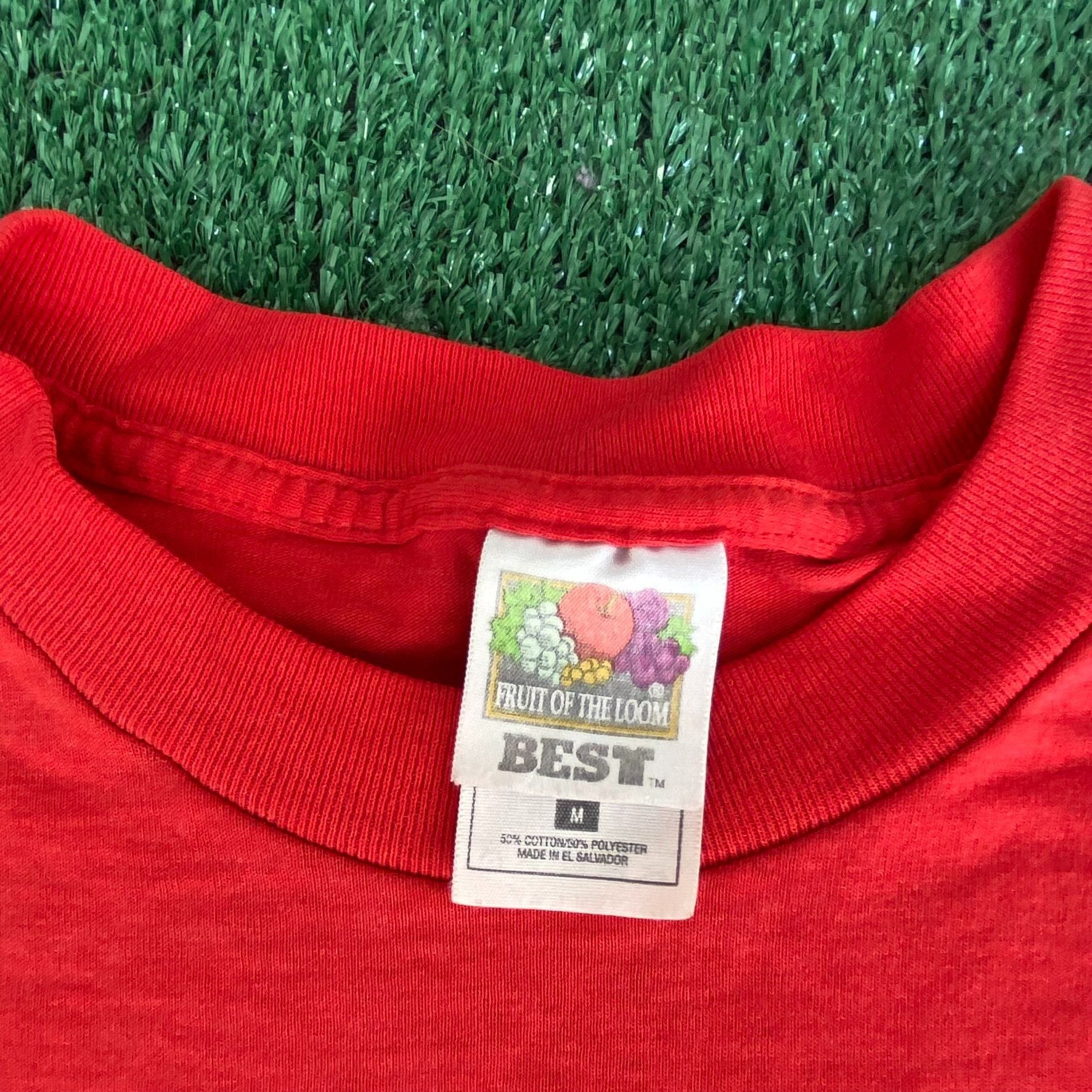 Fruit Of The Loom Vintage 90s Polar Bear Shirt Grunge Nature Animal Humor Tee Size US M / EU 48-50 / 2 - 7 Thumbnail