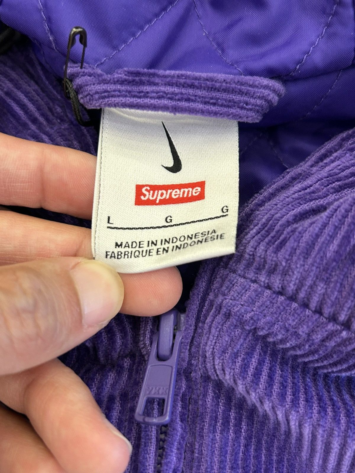 Nike × Supreme Supreme x Nike Corduroy Jacket Size US L / EU 52-54 / 3 - 2 Thumbnail