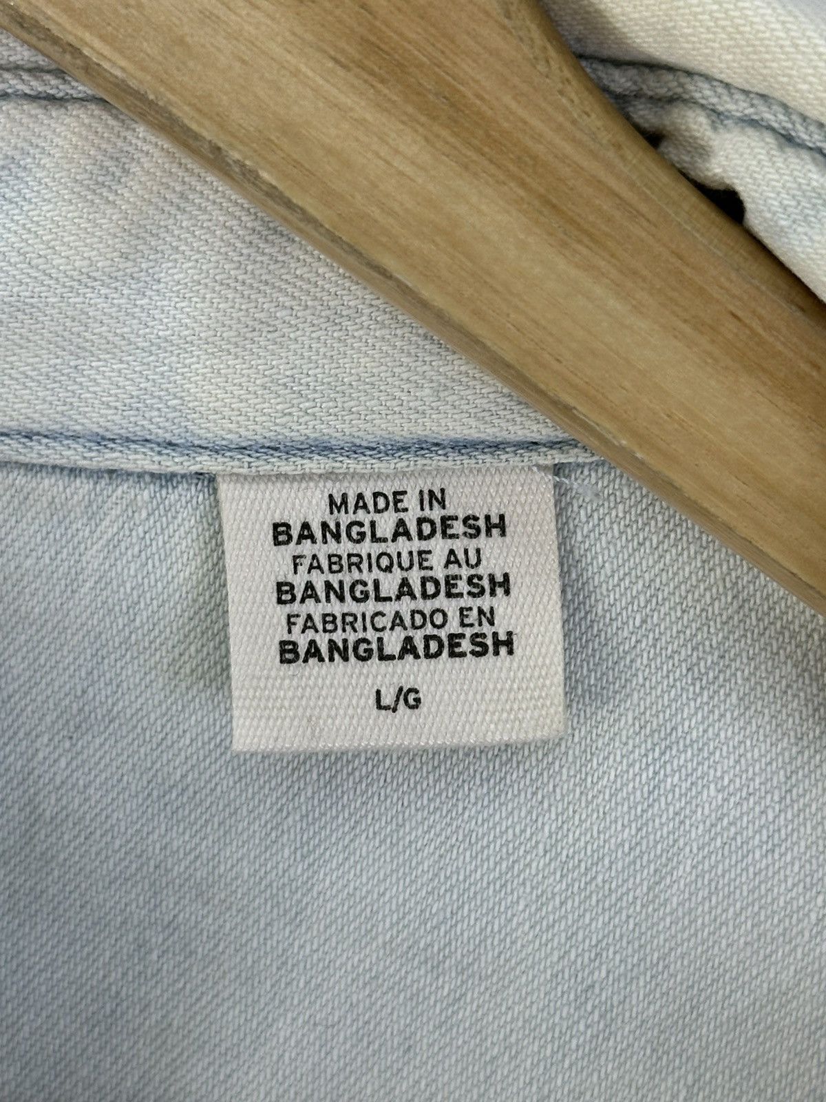 Levi's Levis White Tab Denim Worker Flannel Shirt Button Up Size US L / EU 52-54 / 3 - 13 Thumbnail