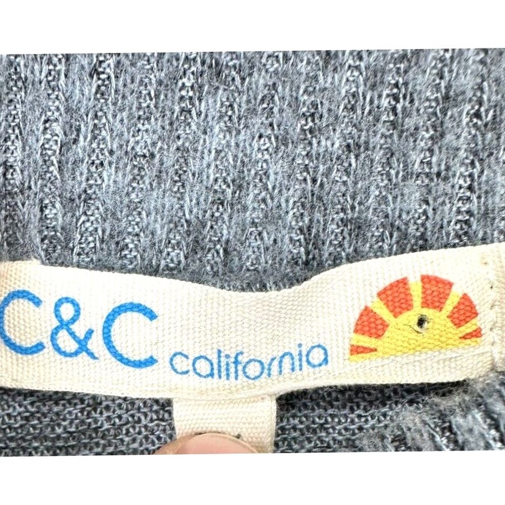 Vintage C&C California Sweater Dolman Sleeve Mock Neck Pullover Heather Gray 3X Womens Casual Pullover Knit Marled Relaxed Fit Oversized Size XXL / US 16-18 / IT 52-54 - 6 Thumbnail