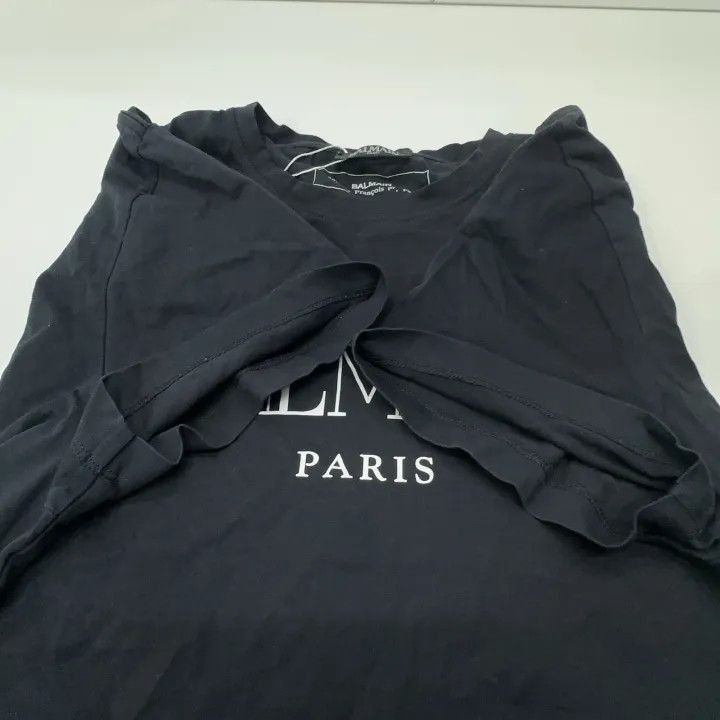 Balmain Balmain Casual Black Short Sleeve T-Shirt -2507 Size US XL / EU 56 / 4 - 3 Thumbnail