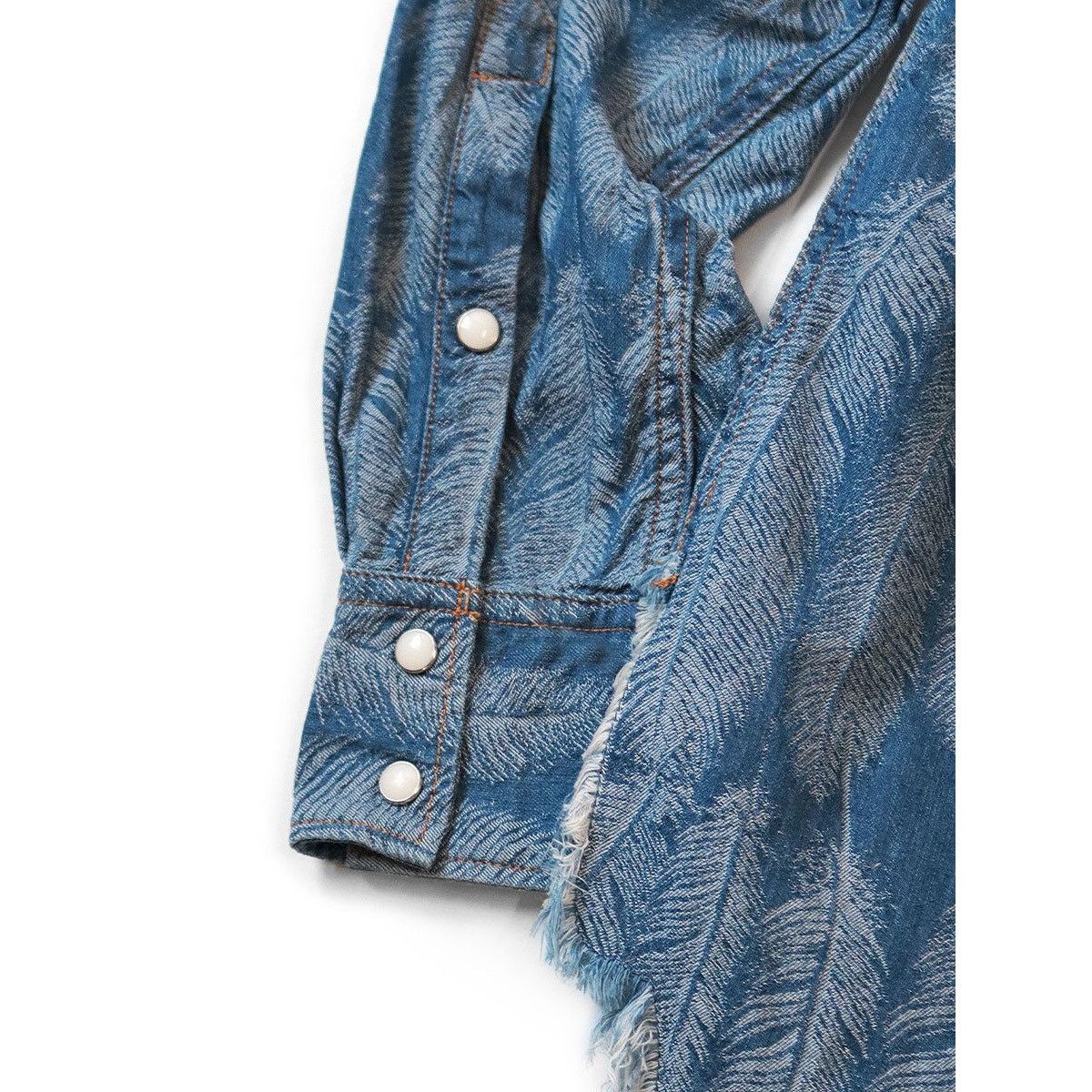 Kapital Kapital 5oz Magpie Denim Western Shirt (long sleeve) lig s2 Size US M / EU 48-50 / 2 - 7 Thumbnail