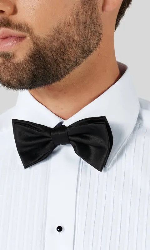Eton Eton White Plissé Tuxedo Shirt-Size 47 / 18.5-French Cuff Size US XL / EU 56 / 4 - 5 Thumbnail