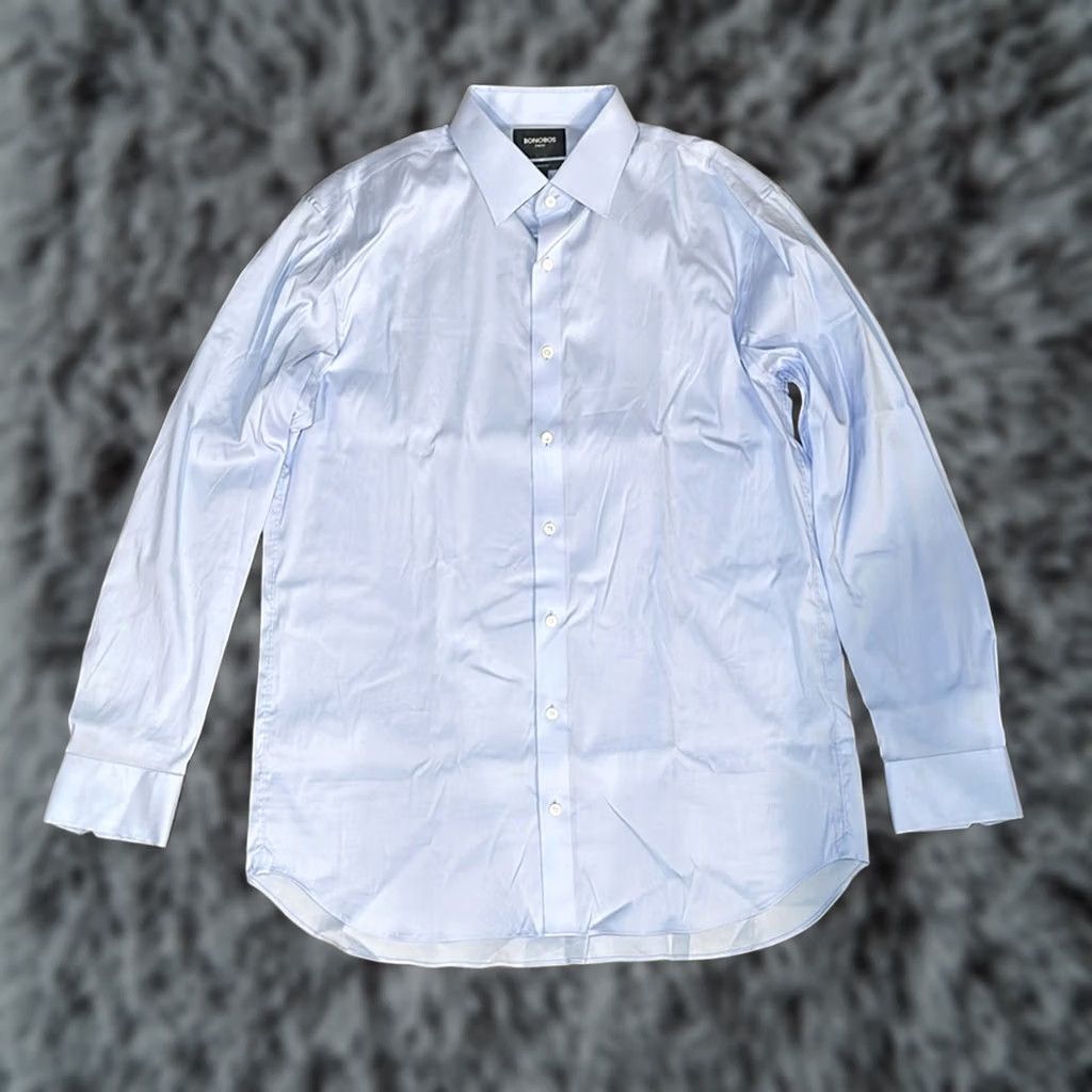 Bonobos Bonobos Dress Shirt Shirt 18 38 XXL Light Blue NWOT Men Mens 18 38 (XXL) Blue Long Sleeve Button Down Shirt Size US XXL / EU 58 / 5 - 1 Thumbnail