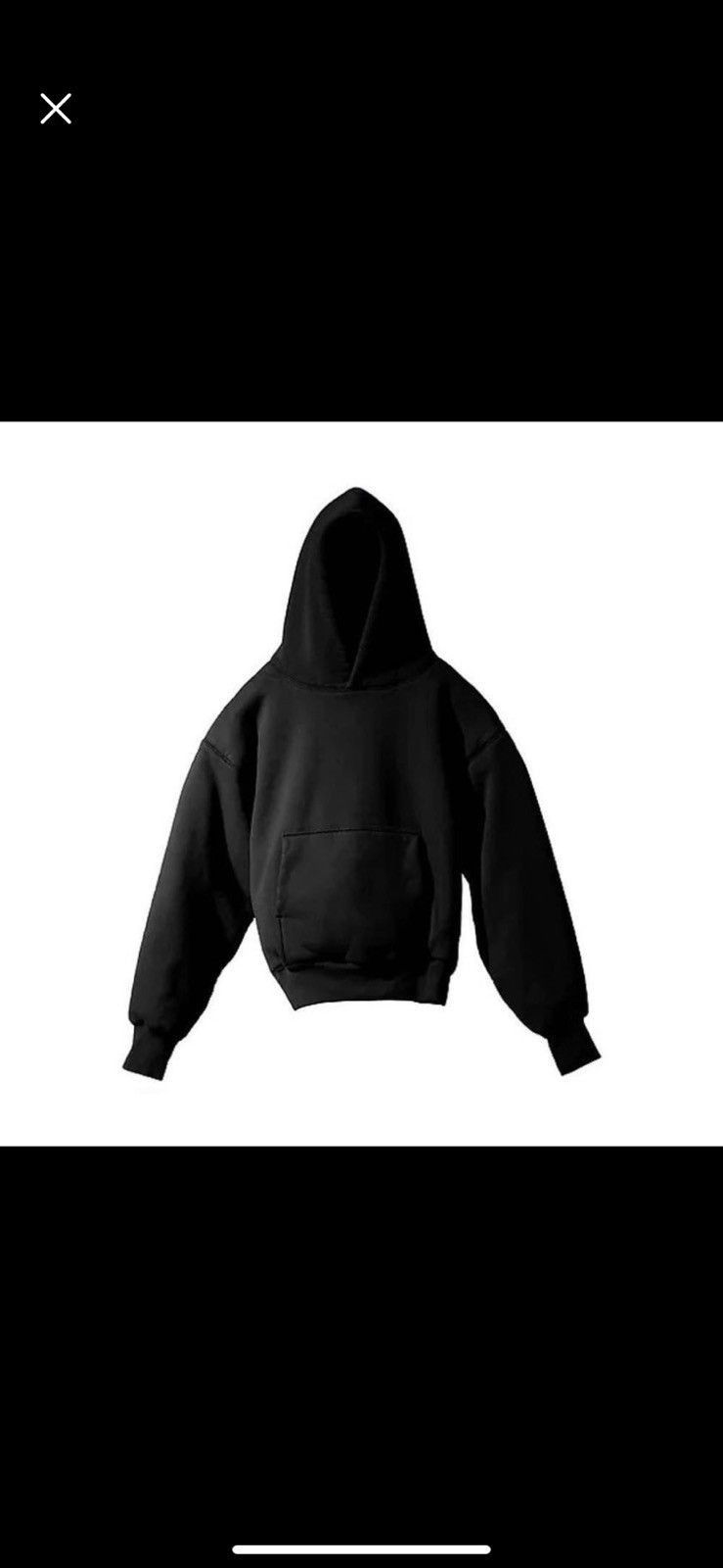 Yeezy GAP Perfect Hoodie Black Medium popular