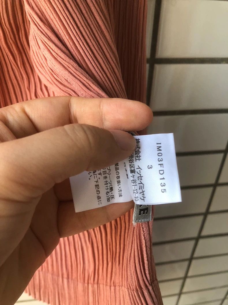 Issey Miyake Issey Miyake size:3 Pink pleated toothpick jacket Size XS / US 0-2 / IT 36-38 - 3 Thumbnail