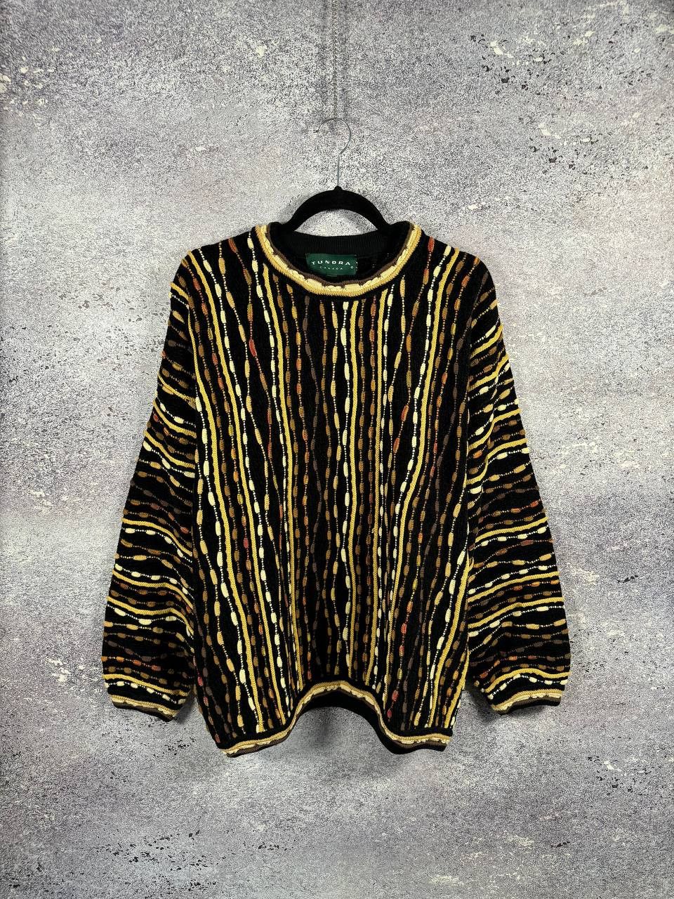 Tundra Canada Vintage Tudra Canada 3D Chunky Sweater Coogi Cosby Style Size US L / EU 52-54 / 3 - 1 Thumbnail