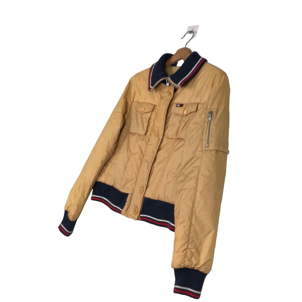 Japanese Brand 🔥Vtg Cropped Bomber Jacket Tommy Hilfiger Girl Size US M / EU 48-50 / 2 - 2 Thumbnail