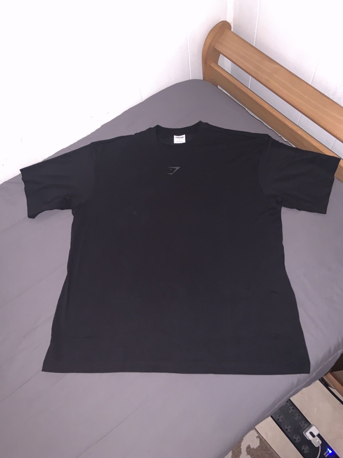 Gymshark Mens - Gymshark Power T Shirt - Size L - Black/Gray Size US L / EU 52-54 / 3 - 1 Thumbnail