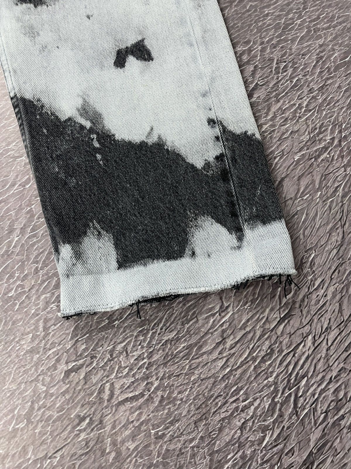 Christian Dior Monsieur Christian Dior 01 Tie Dye Boyfriend Jeans Gray Denim sz US6 Size 28" / US 6 / IT 42 - 6 Thumbnail