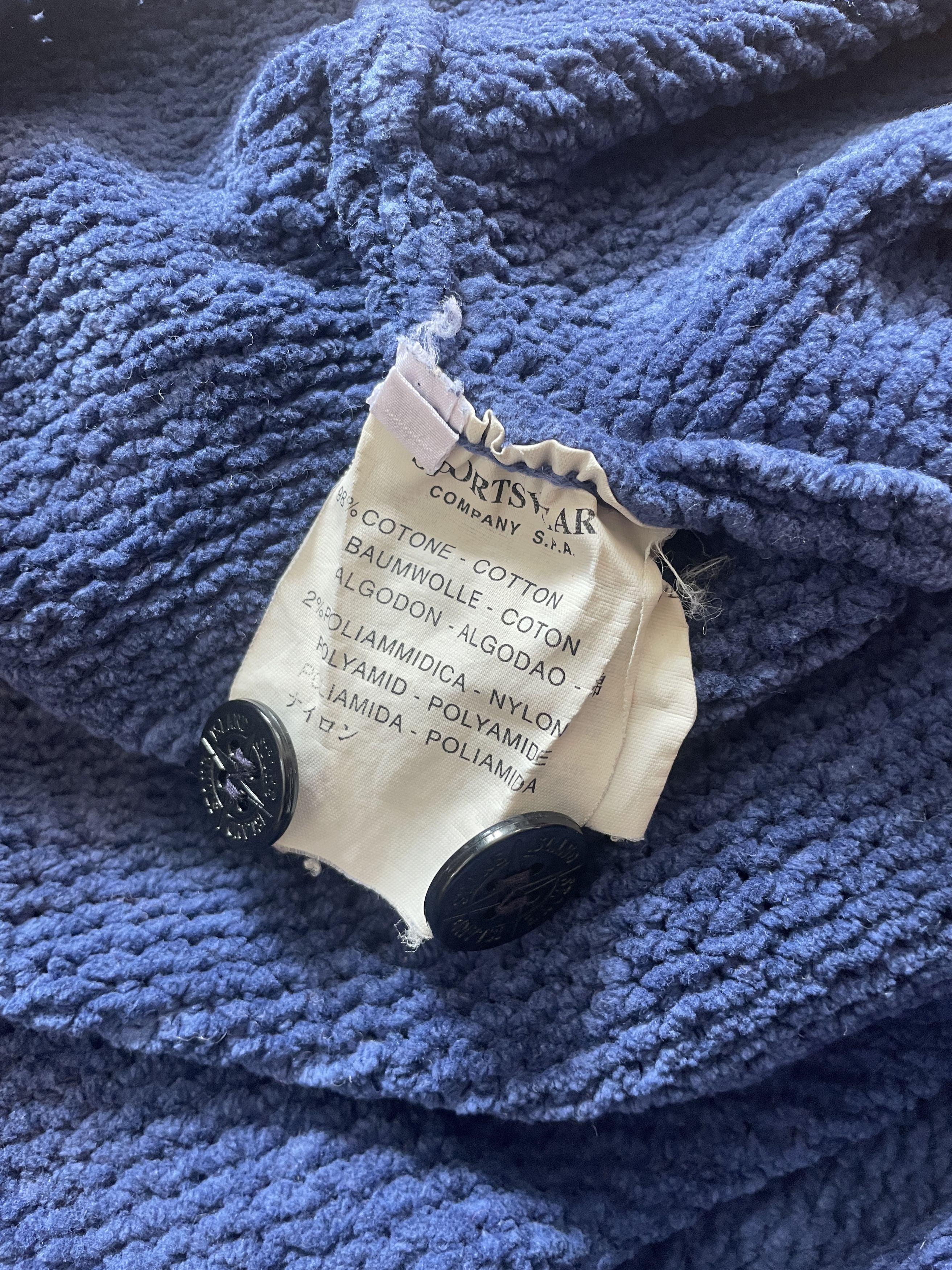 Massimo Osti Stone Island vintage sweater, green label. Size US XL / EU 56 / 4 - 9 Thumbnail