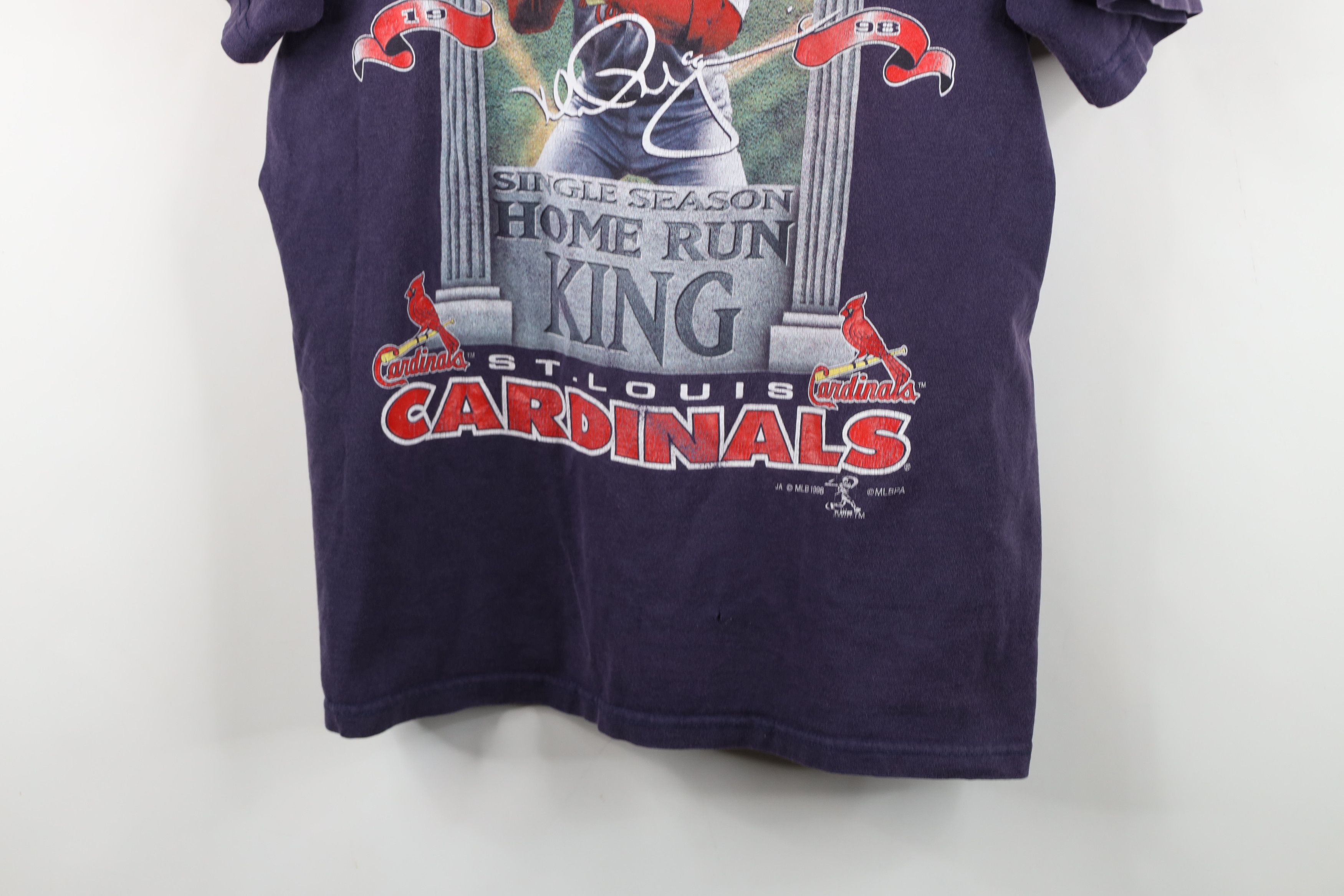 Vintage Vintage 90s Home Run King St Louis Cardinals T-Shirt Size US L / EU 52-54 / 3 - 3 Thumbnail