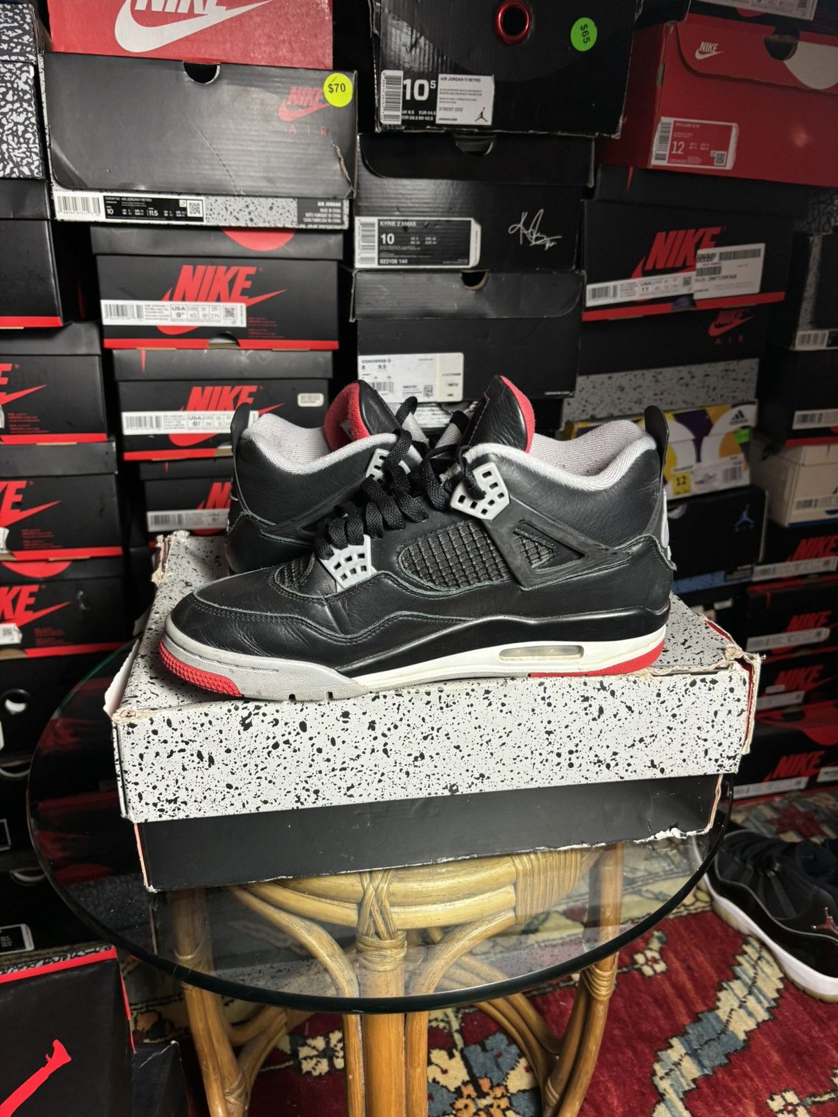 Jordan Brand Jordan 4 bred reimagined size 8.5 Size US 8.5 / EU 41-42 - 5 Thumbnail