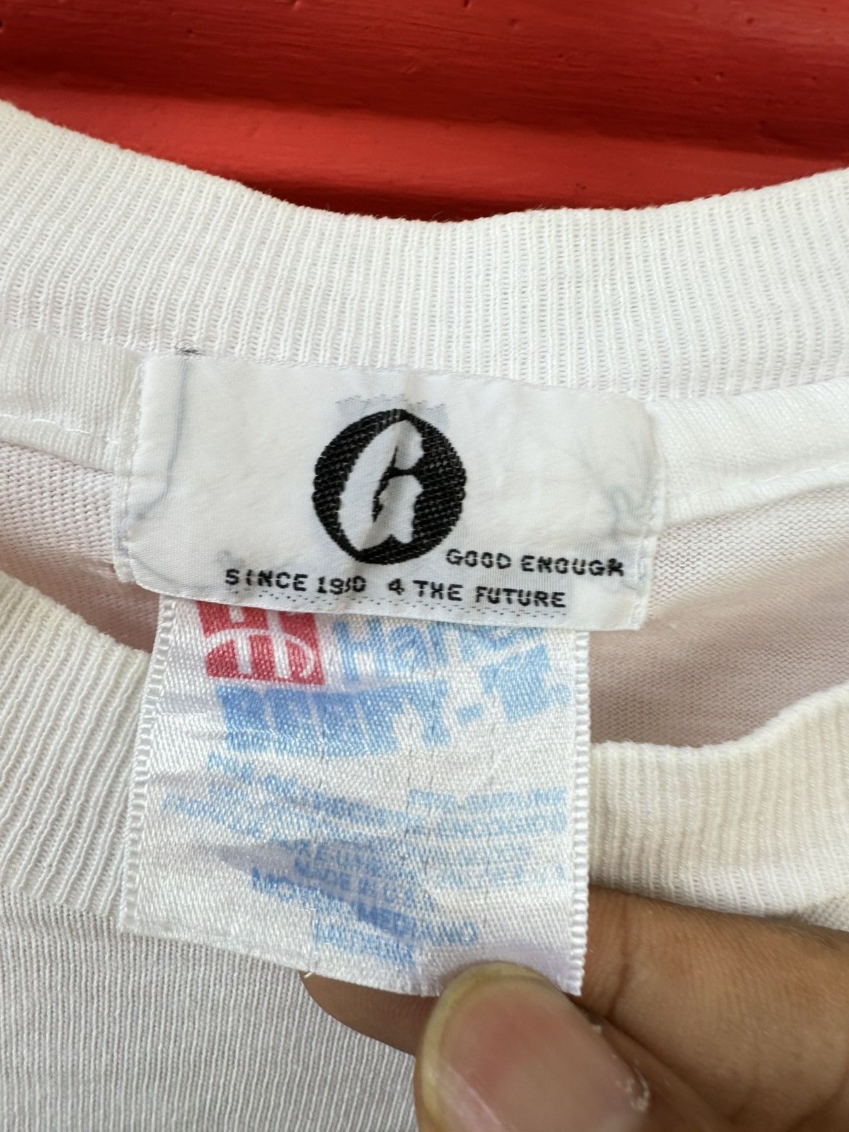 GOODENOUGH × Supreme Rare Vintage 1994 Supreme x GDEH Device Tee Size US M / EU 48-50 / 2 - 9 Thumbnail