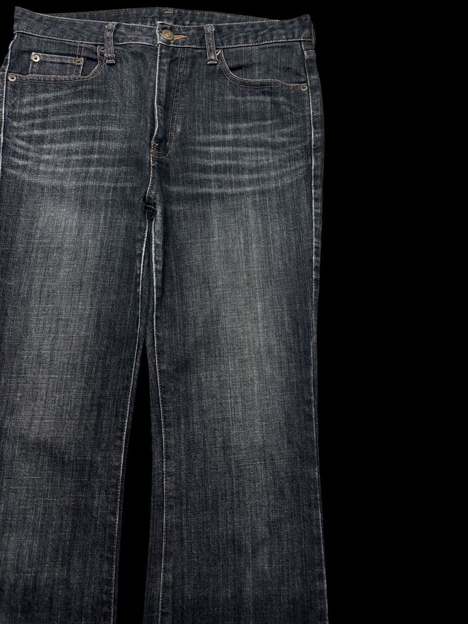 Jun Takahashi 💥Flare💥90s Style Uniqlo Whisker Clawmark Bootcut Dark Jeans Size US 30 / EU 46 - 5 Thumbnail