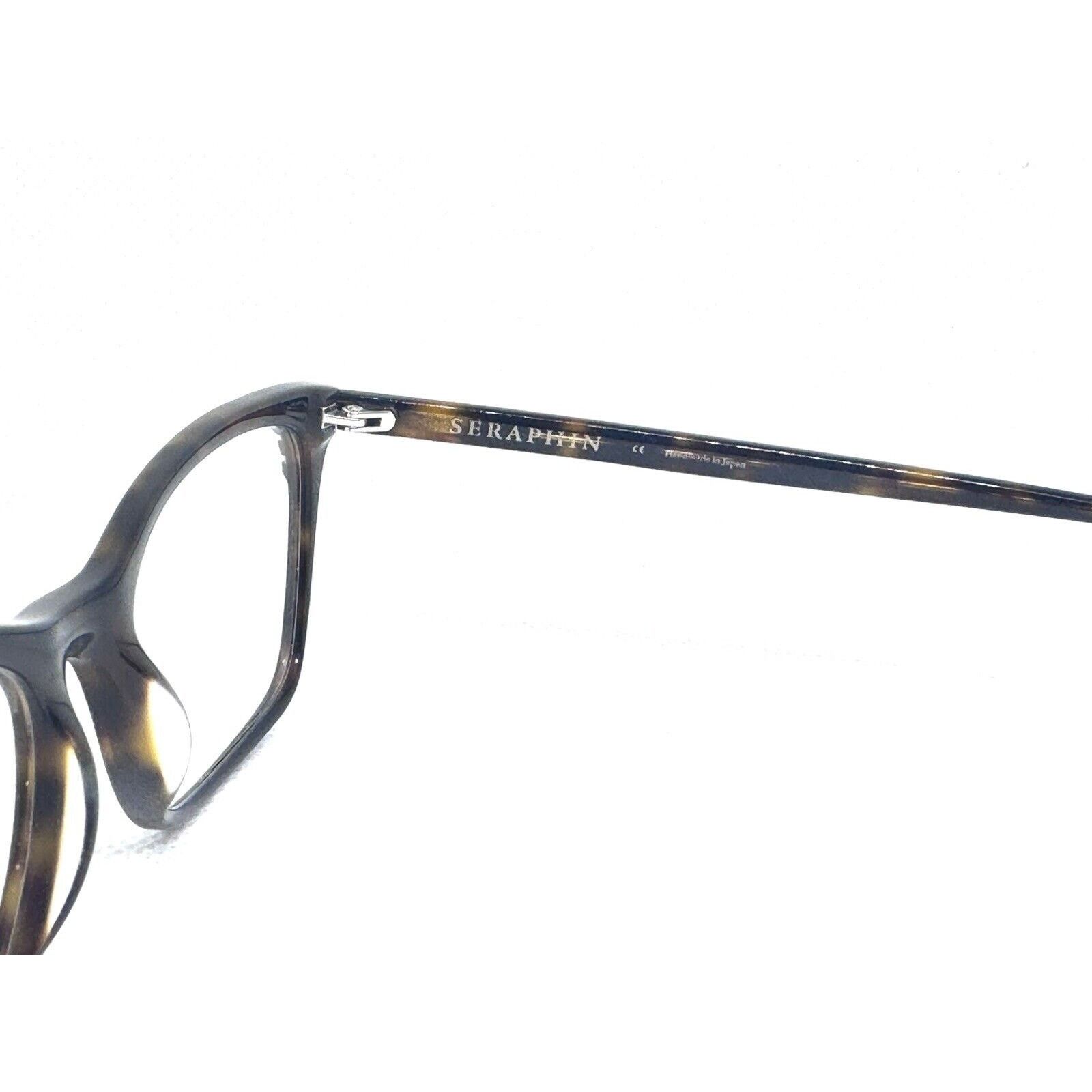 SERAPHIN SERAPHIN SHIMMER 13 TORT TORTOISE BROWN CRYSTALS EYEGLASSES Size ONE SIZE - 7 Thumbnail