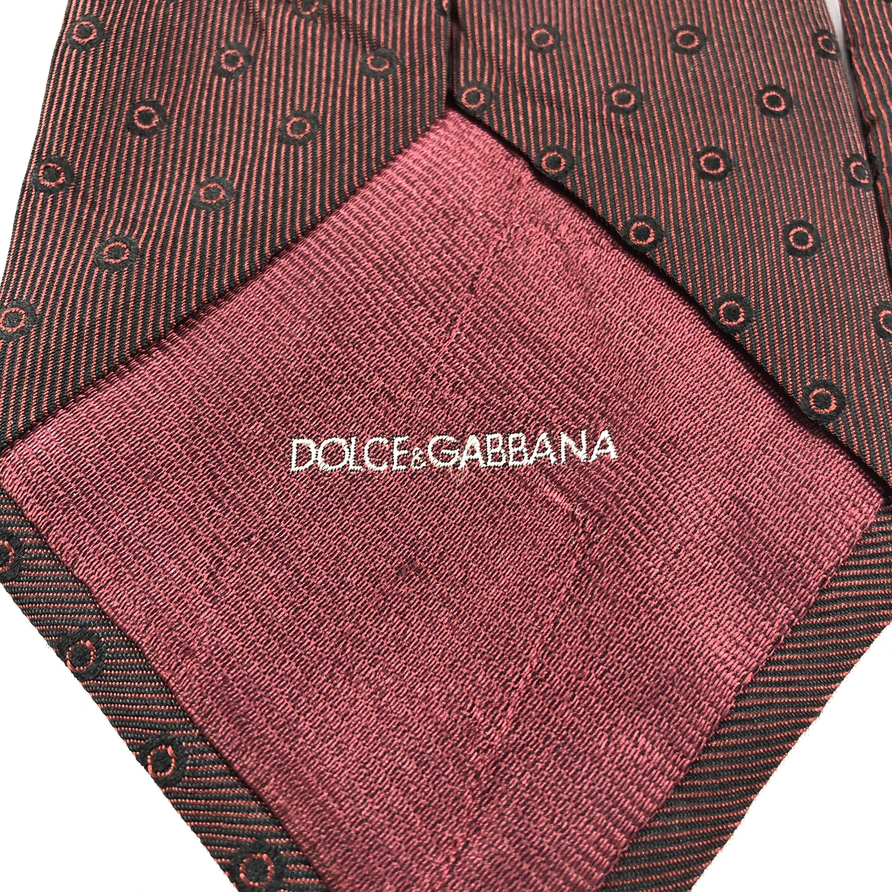 Dolce & Gabbana × Vintage Dolce & Gabbana Silk Neck Ties T111 Size ONE SIZE - 4 Thumbnail