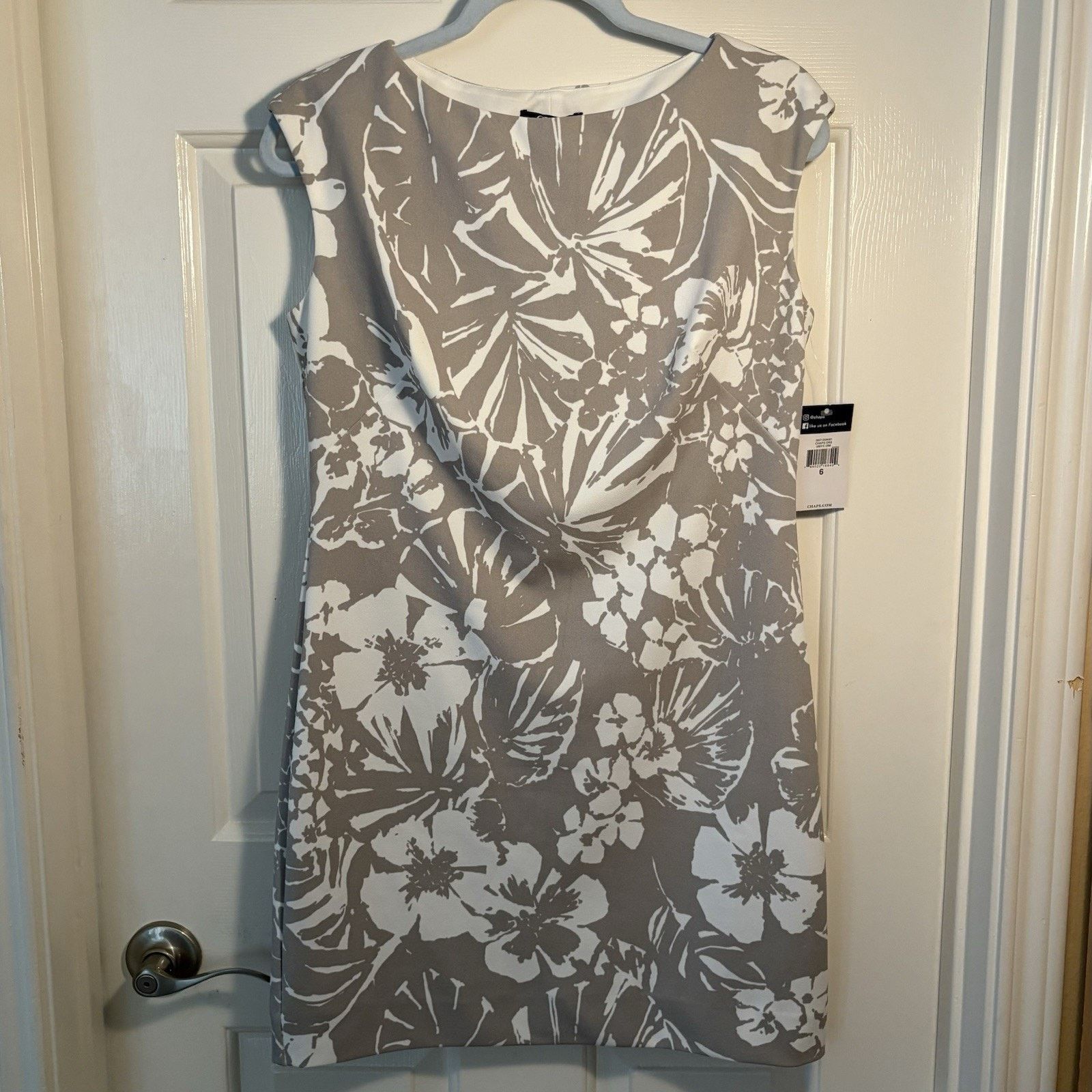Chaps Chaps Ralph Lauren Floral Boatneck Sleeveless Dress Size 6 Size M / US 6-8 / IT 42-44 - 3 Thumbnail