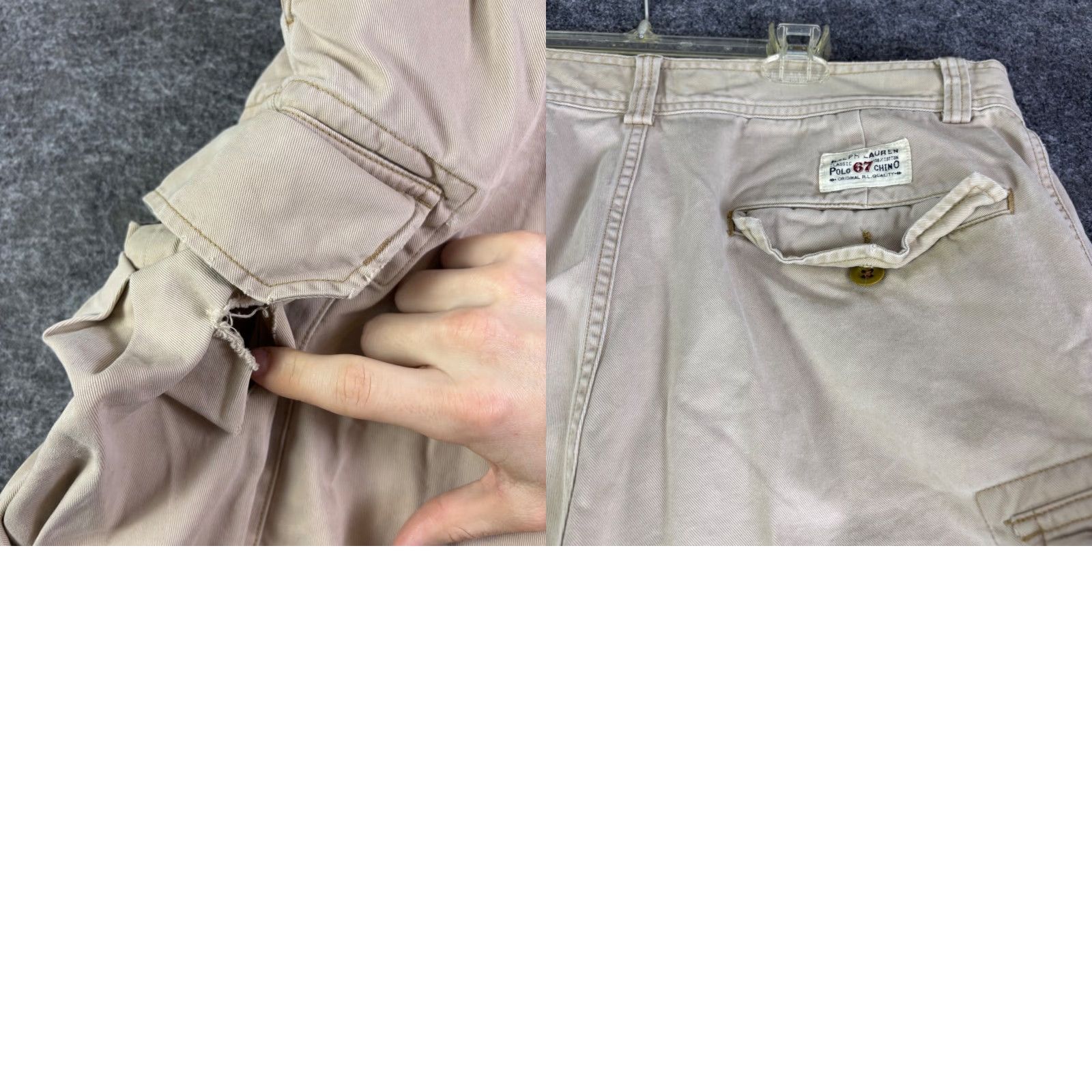 Polo Ralph Lauren Polo Ralph Lauren Mens Tan Chino Cargo Shorts 100% Cotton Classic Polo 67 34 Size US S / EU 44-46 / 1 - 8 Thumbnail