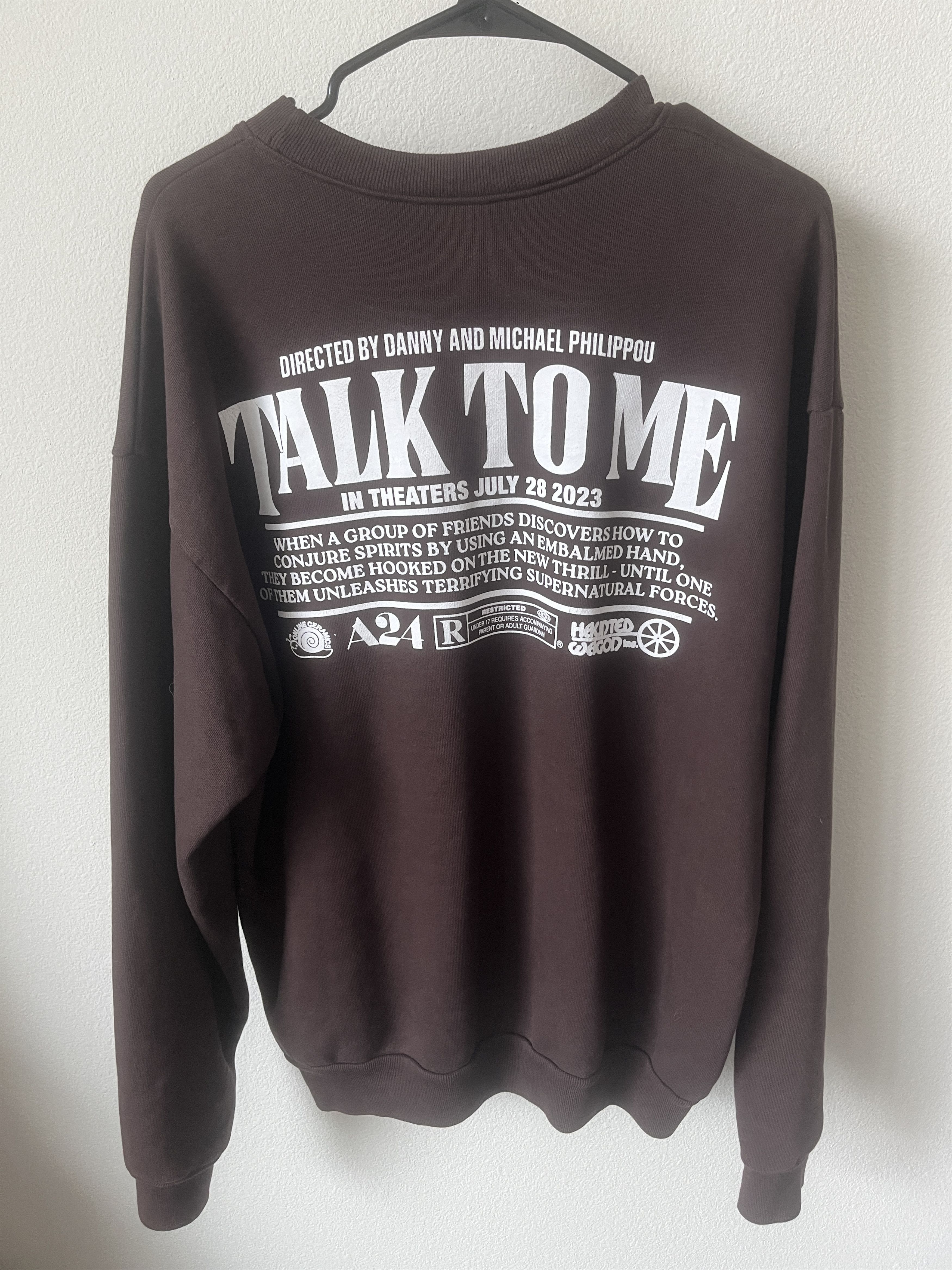 A24 × Online Ceramics Talk To Me (2023)... Online Ceramics/a24 Sweater Size US L / EU 52-54 / 3 - 4 Thumbnail