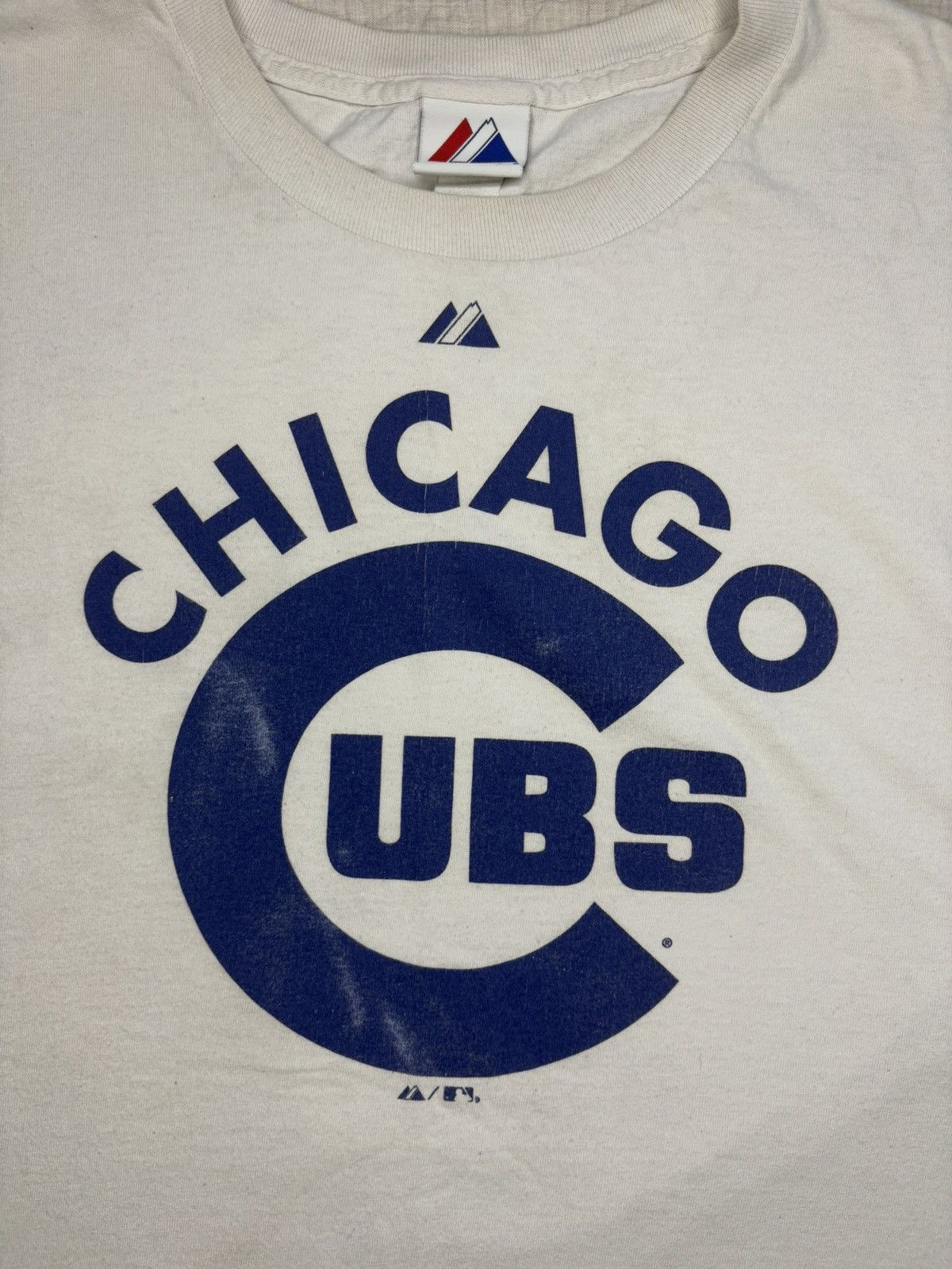 Majestic Chicago Cubs Big C T-Shirt Size 2XL Size US XXL / EU 58 / 5 - 1 Thumbnail