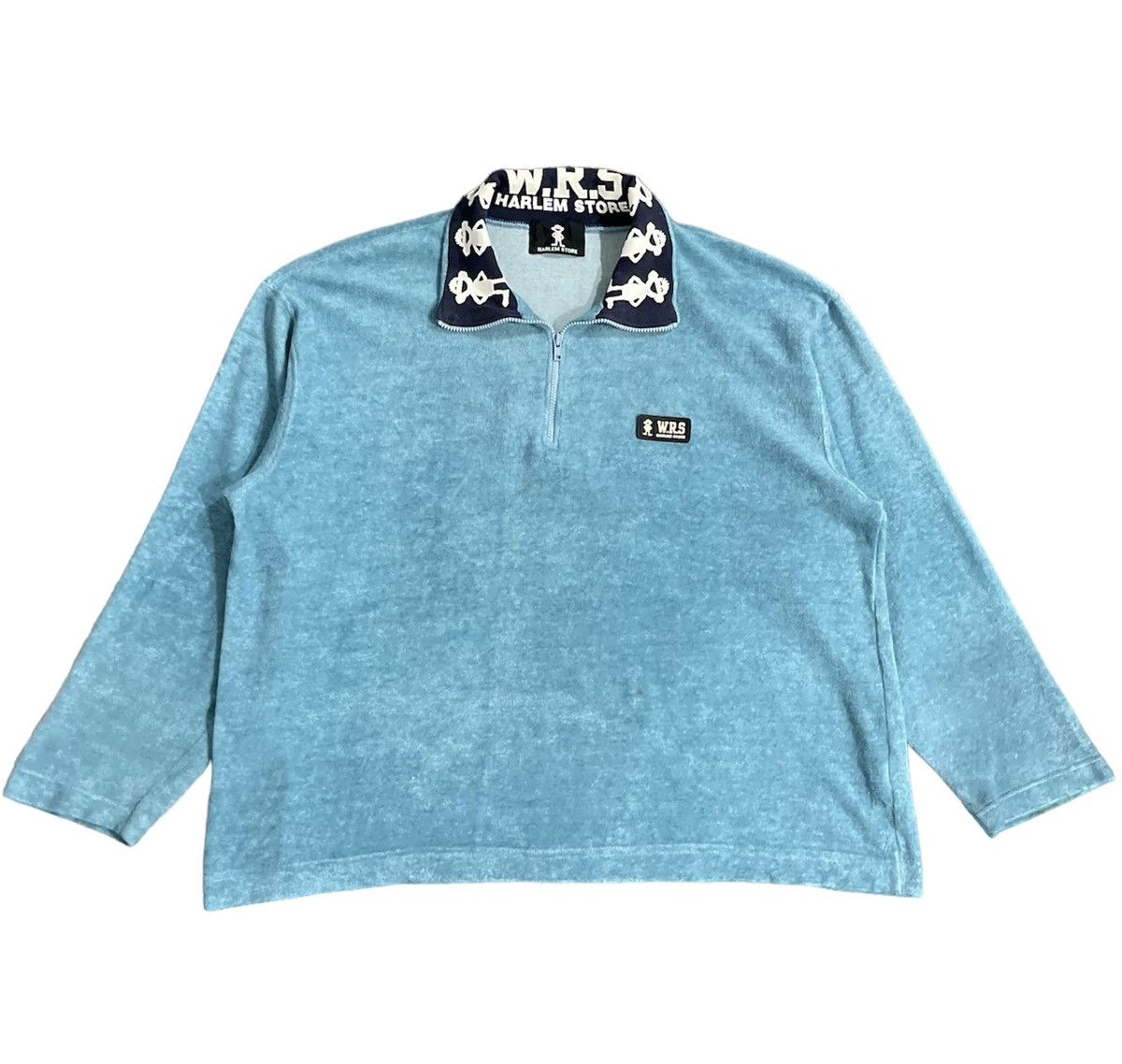 Japanese Brand Vintage Harlem Store Half Zipper Collar Jacket Size US XL / EU 56 / 4 - 1 Thumbnail