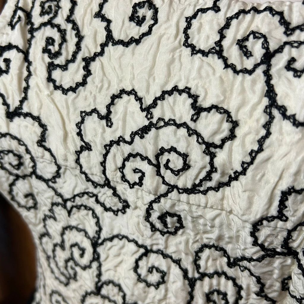 Vintage Vintage Victorian Style White Bridal Corset Bluse Size XS / US 0-2 / IT 36-38 - 3 Thumbnail